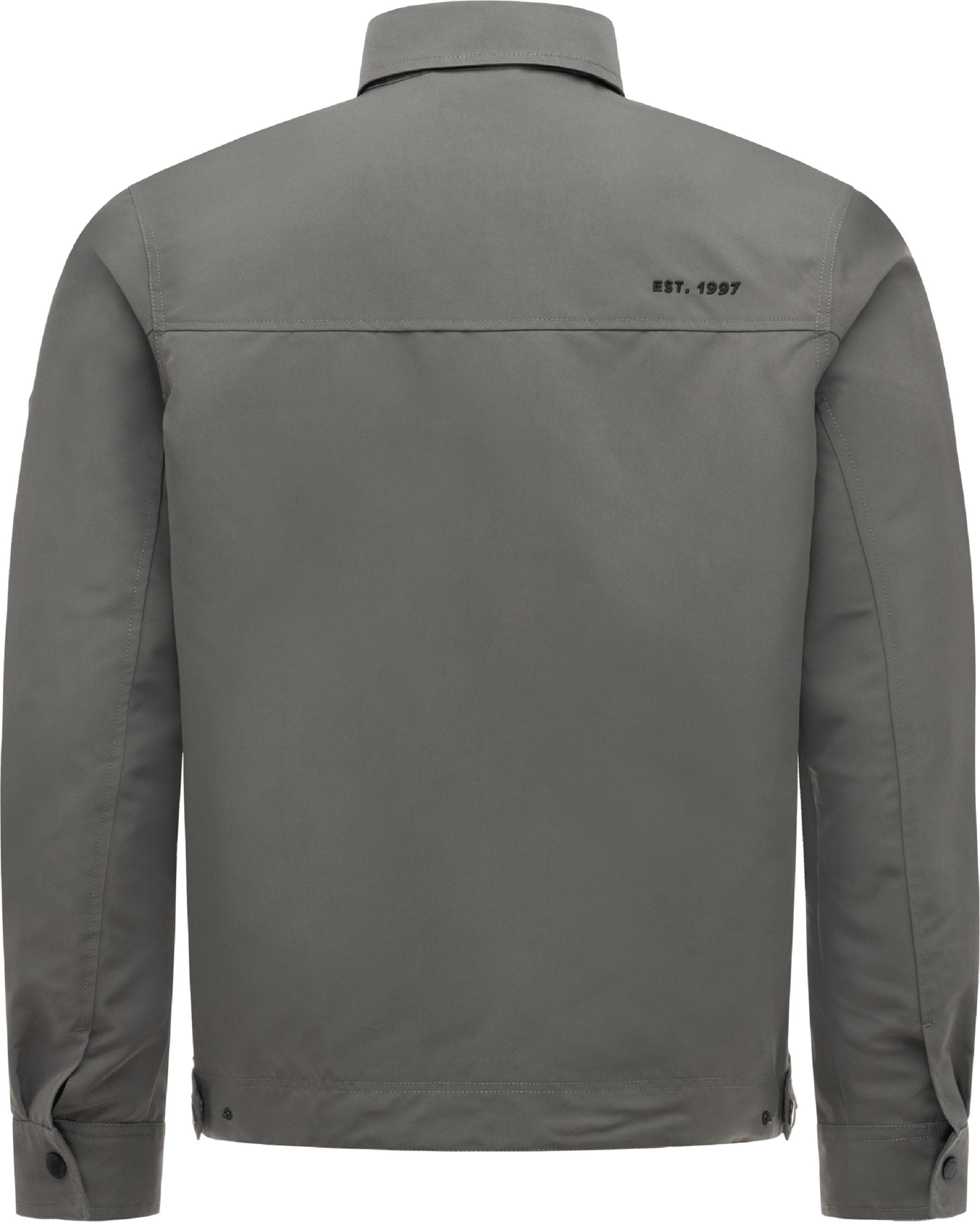 Ragwear Hemdjacke »Outdoorjacke Dyphner YOUMODO« ohne Kapuze Wasserabweisende Übergangsjacke mit Hemdkragen