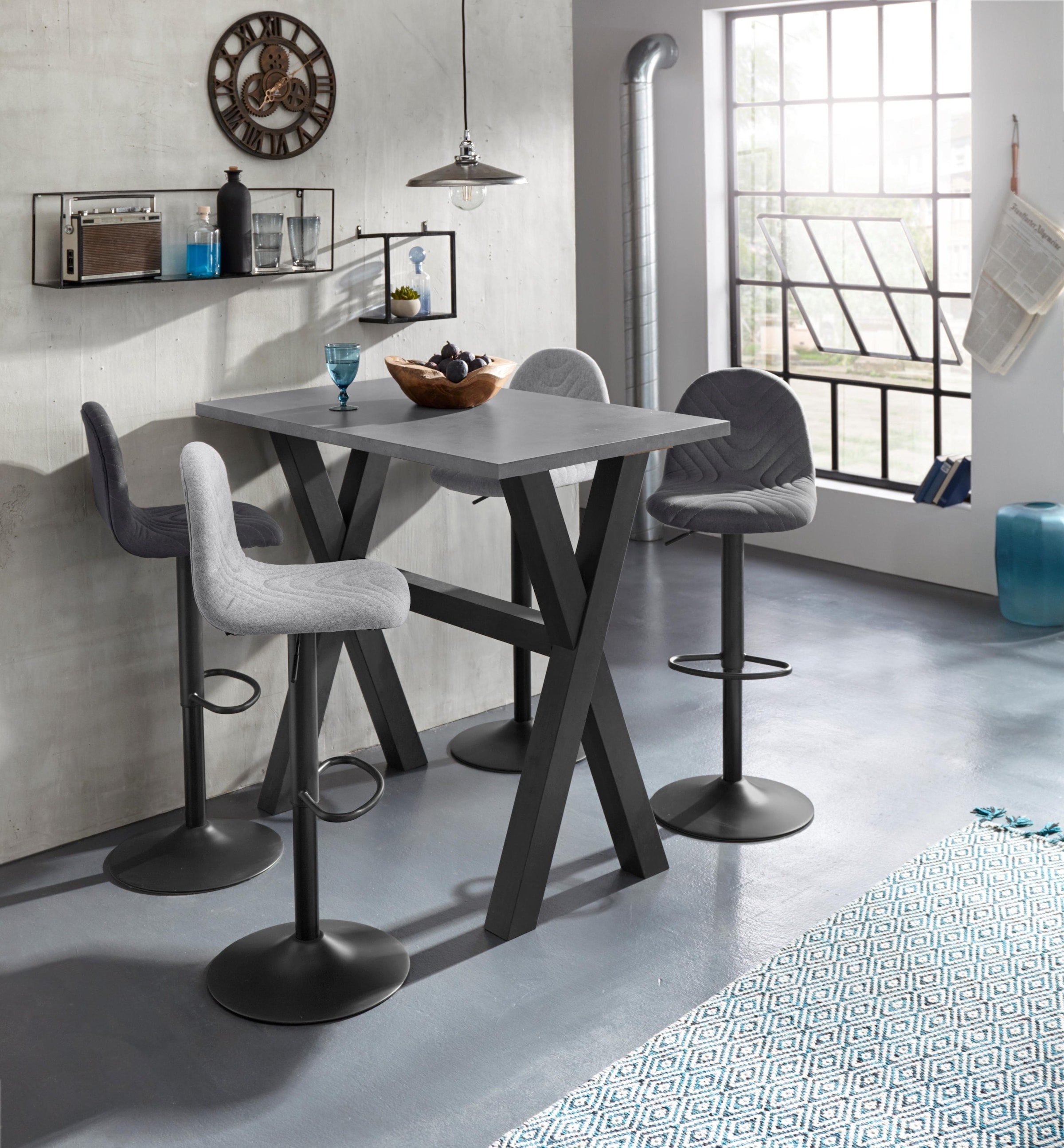 Homexperts Barhocker »Circus 2«, 2er-Set, drehbar mit Höhenverstellung