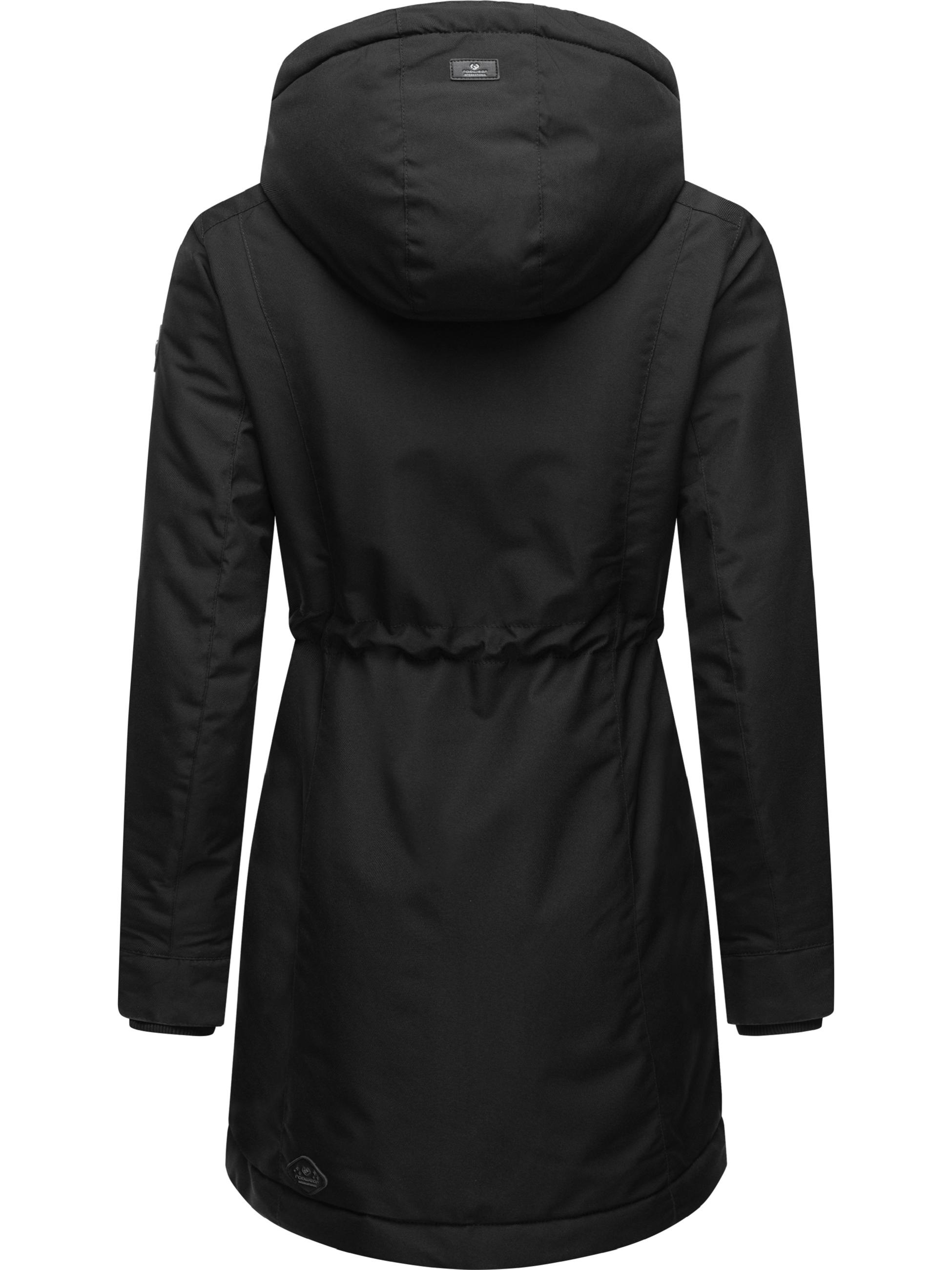 Ragwear Wintermantel »Winterjacke Dakkota«, Wasserdichter Winterparka mit Teddyfleece Innenfutter