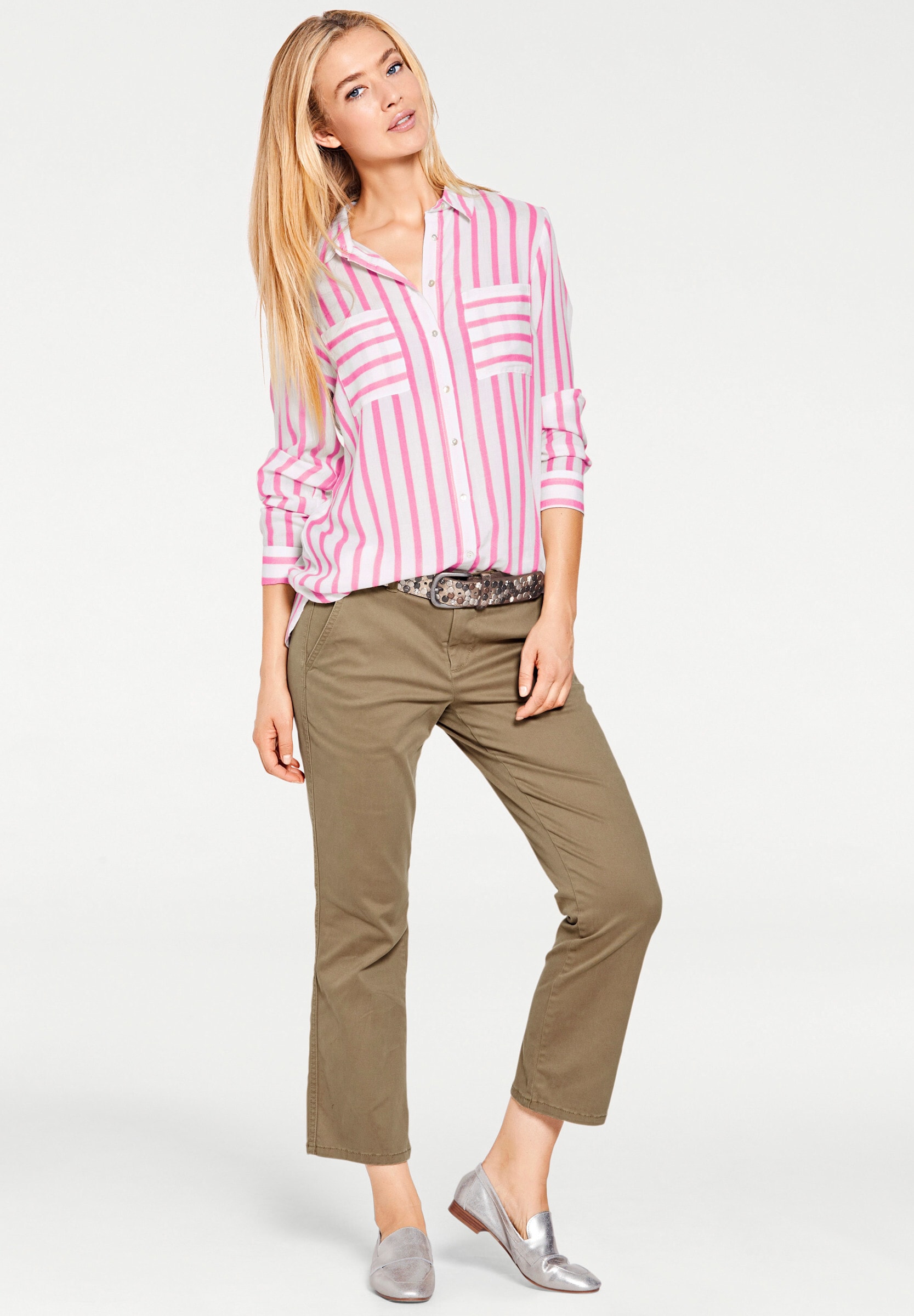 heine Klassische Bluse »Streifenbluse Hemdbluse im Streifen-Look«