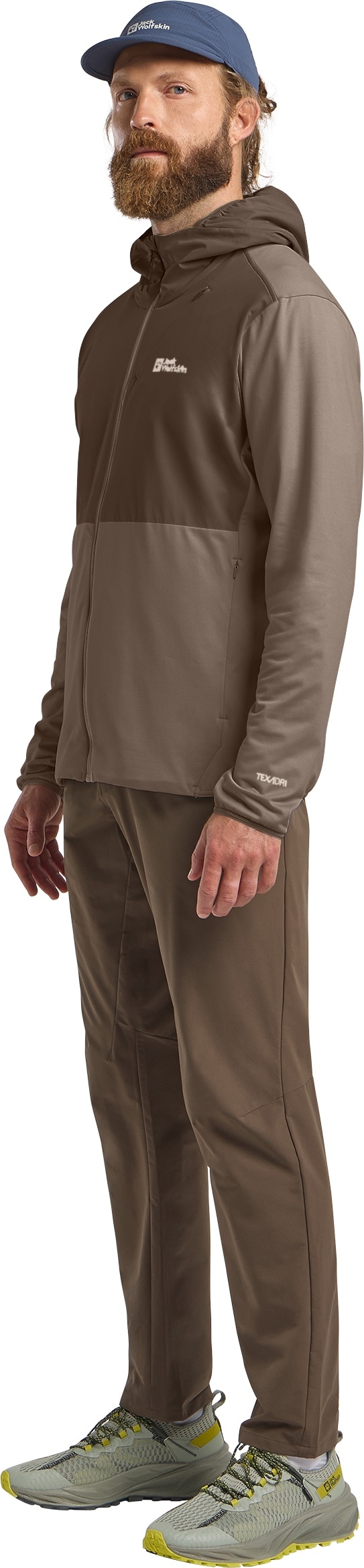 Jack Wolfskin Kapuzenfleecejacke »PRELIGHT TRAIL HOODY M« mitKapuze