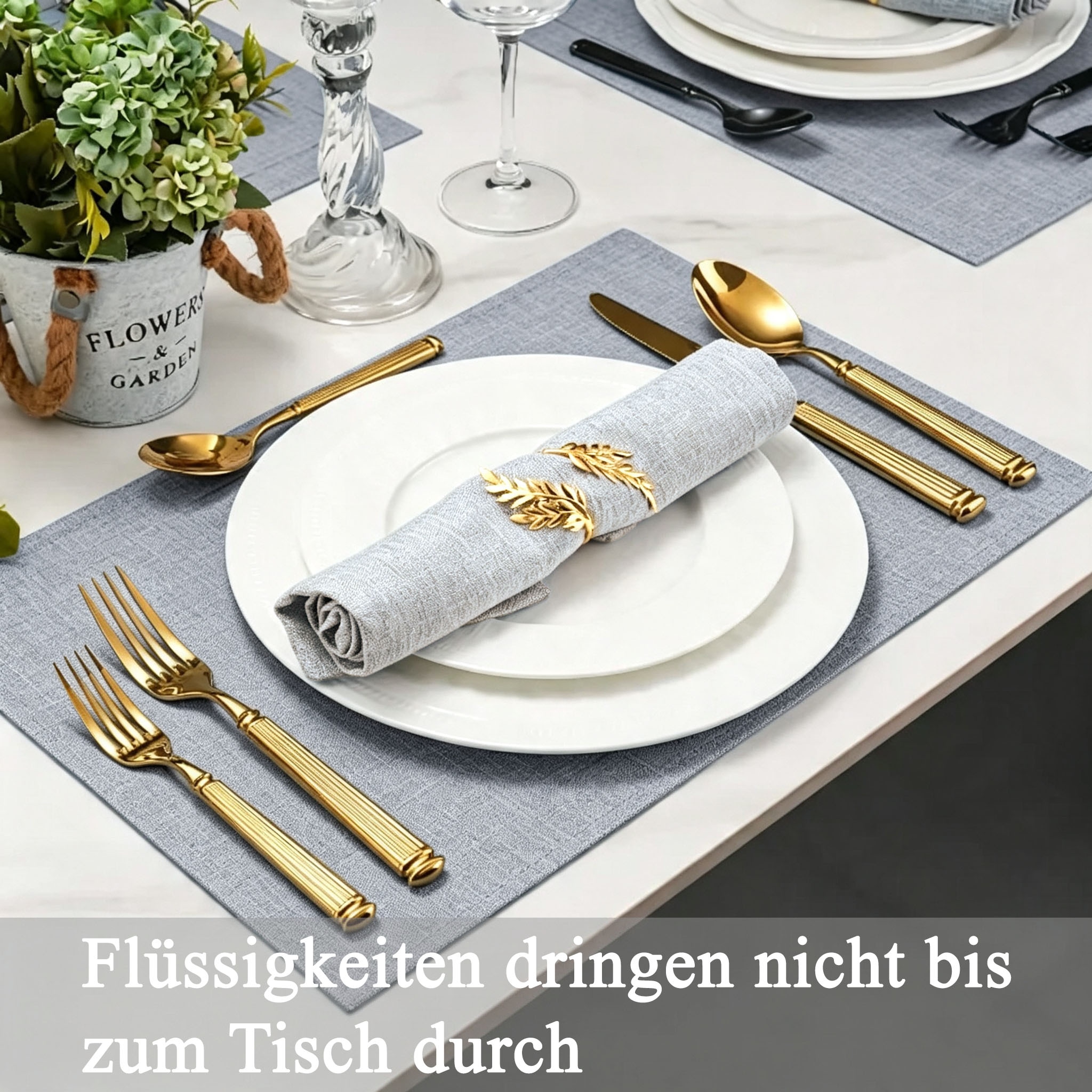 OTTO home Platzset »Ozzie« Uni, strukturiert, Pflegeleicht, Praktisch,Dekoration, 30x45cm,