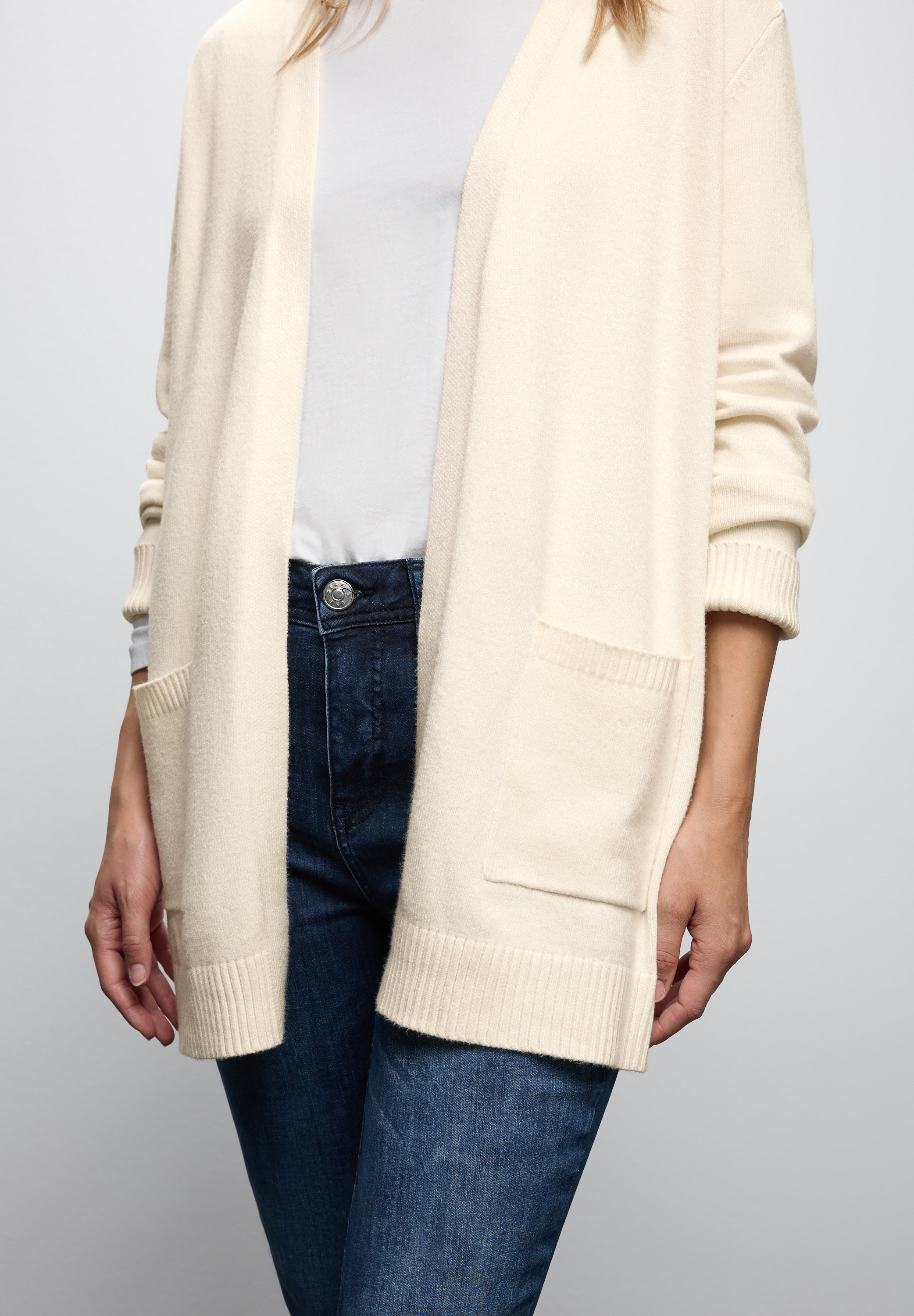 STREET ONE Cardigan, ohne Verschluss, offen