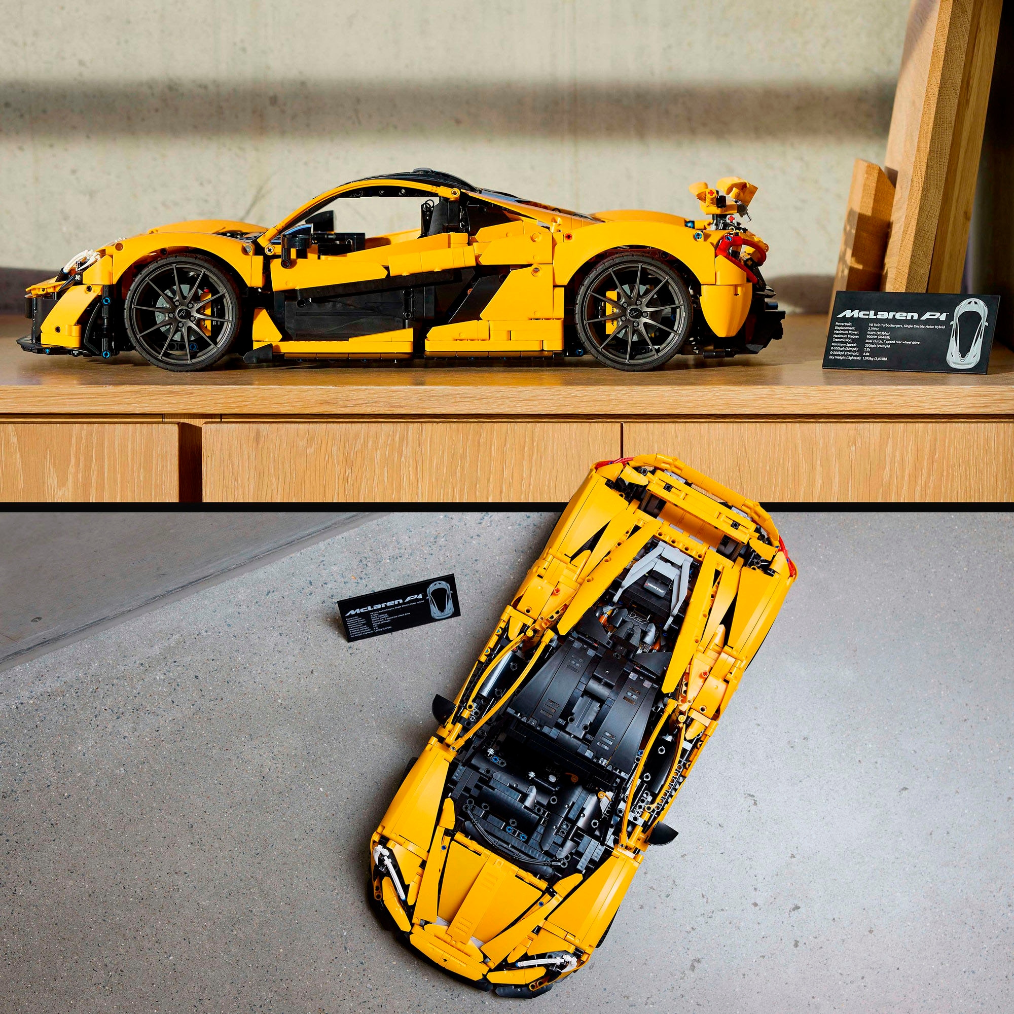 LEGO® Konstruktionsspielsteine »McLaren P1™ (42172), LEGO Technic«, (3893 St.), Made in Europe