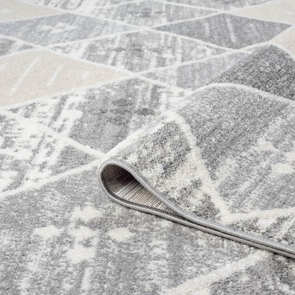 Carpet City Teppich »FLAIR179«, rund, 11 mm Höhe, Kurzflor-Teppich, Skandi-Stil, Wohnzimmer