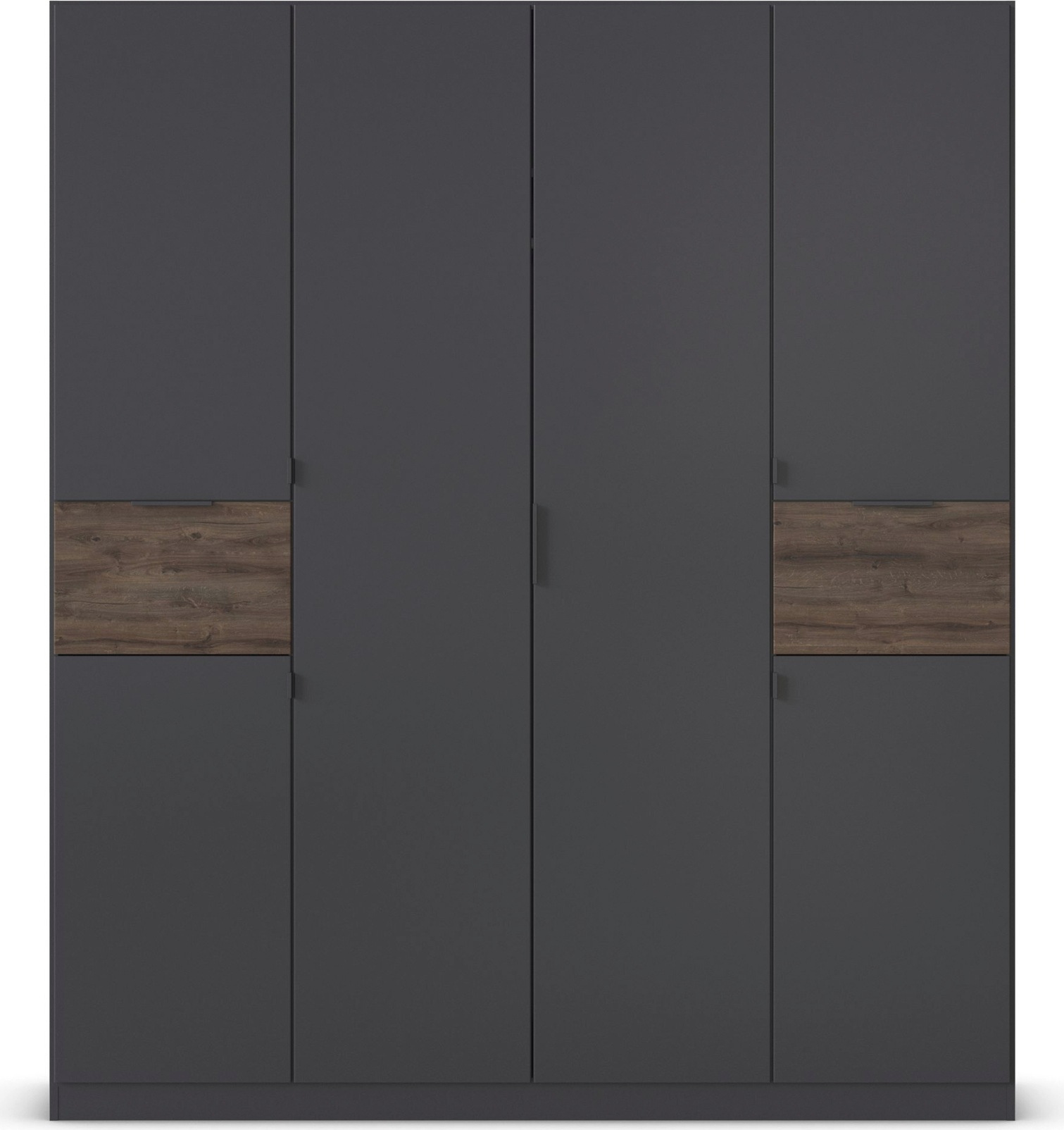 rauch Drehtürenschrank »Kleiderschrank Schrank Garderobe Wäscheschrank TICAO« Schubladen in der Höhe variabel positionierbar,  mit 2 geräumigen Schubladen, viel Stauraum MADE IN GERMANY