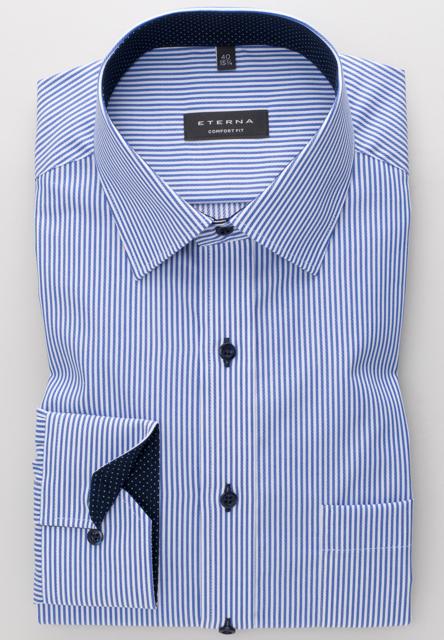 Eterna Langarmhemd »COMFORT FIT«, NON IRON (bügelfrei)