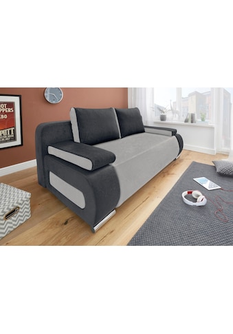 Schlafsofa Moritz, mit Bettfunktion und Bettkasten