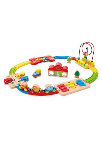 Hape Spielzeug-Eisenbahn »Regenbogen-Puzzle Eisenbahnset«, (Set), aus Holz kaufen