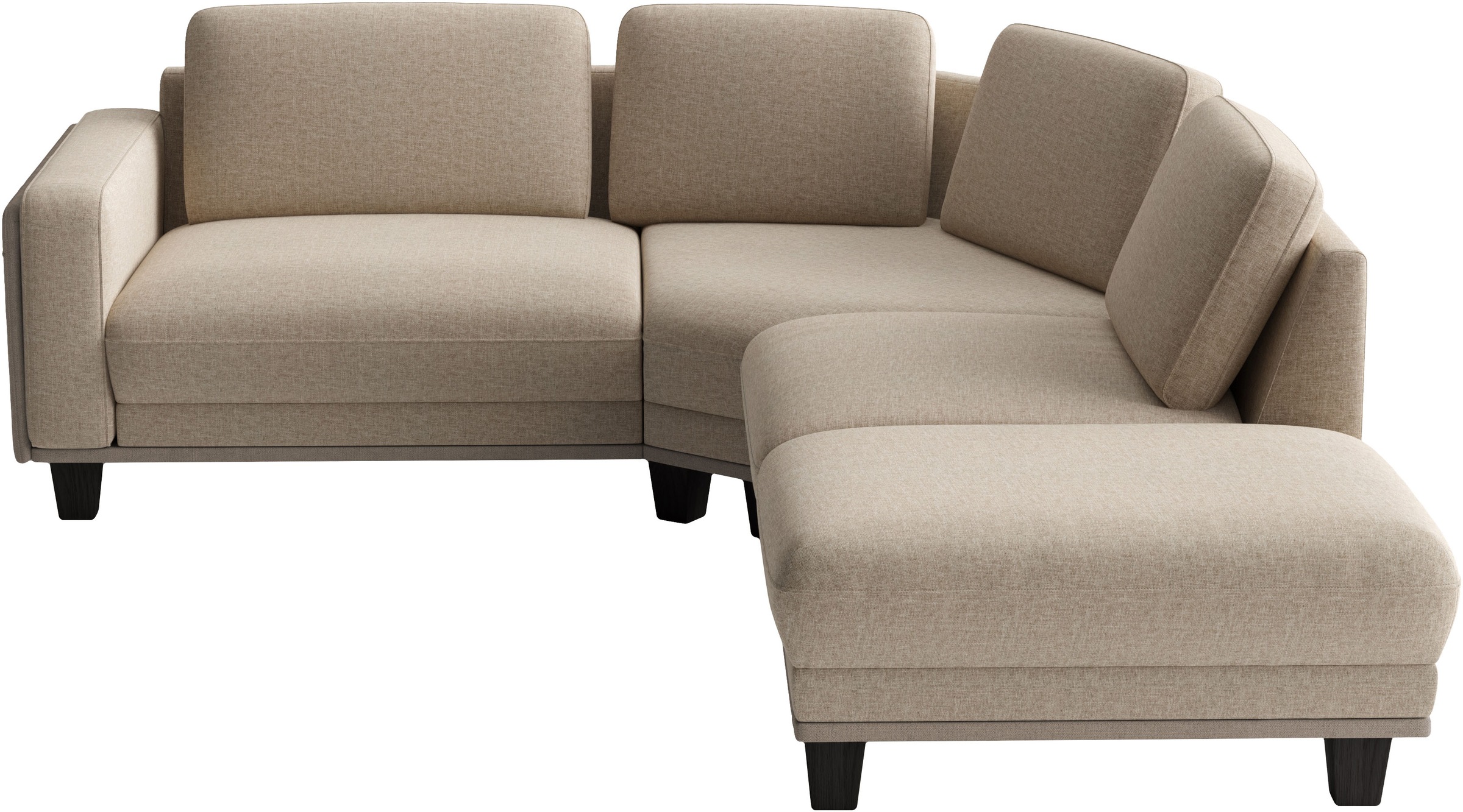 sit&more Ecksofa »Concept« Modernes Sofa in drei Fußfarben zur Auswahl