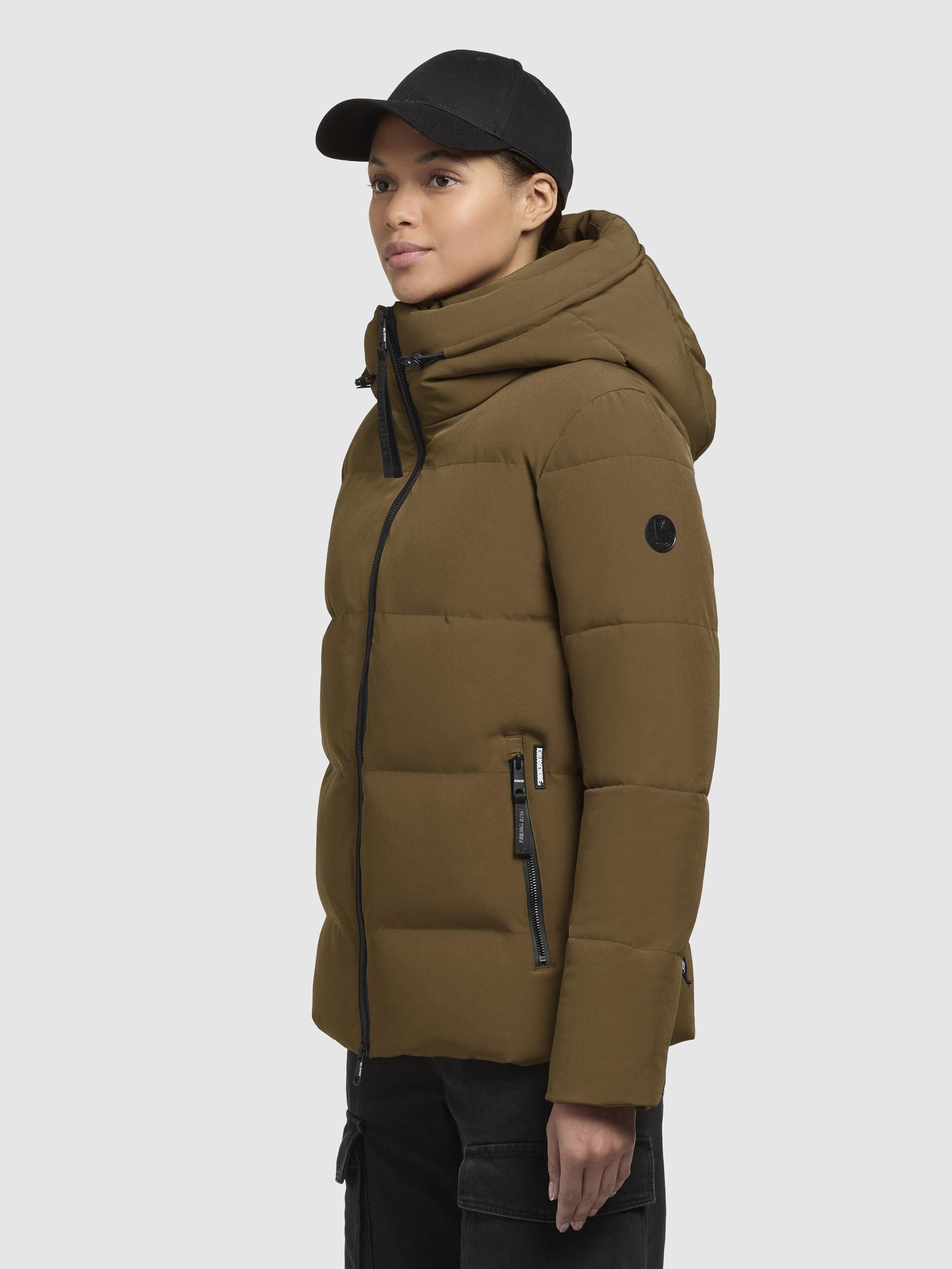 khujo Steppjacke »Steppjacke Fanc2-YM«, mit Kapuze, Kurze gesteppte Damen Winterjacke