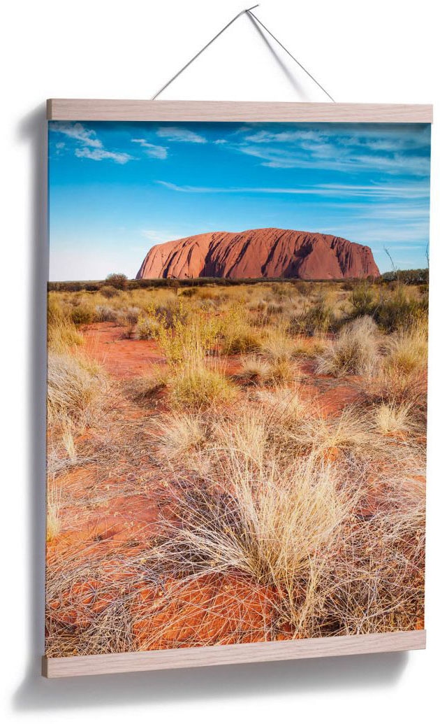 Wall-Art Poster »Ayers Rock«, Australien, (1 St.), Poster, Wandbild, Bild,  Wandposter auf Raten bestellen