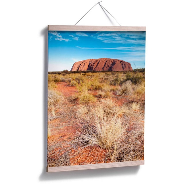Wall-Art Poster »Ayers Rock«, Australien, (1 St.), Poster, Wandbild, Bild,  Wandposter auf Raten bestellen