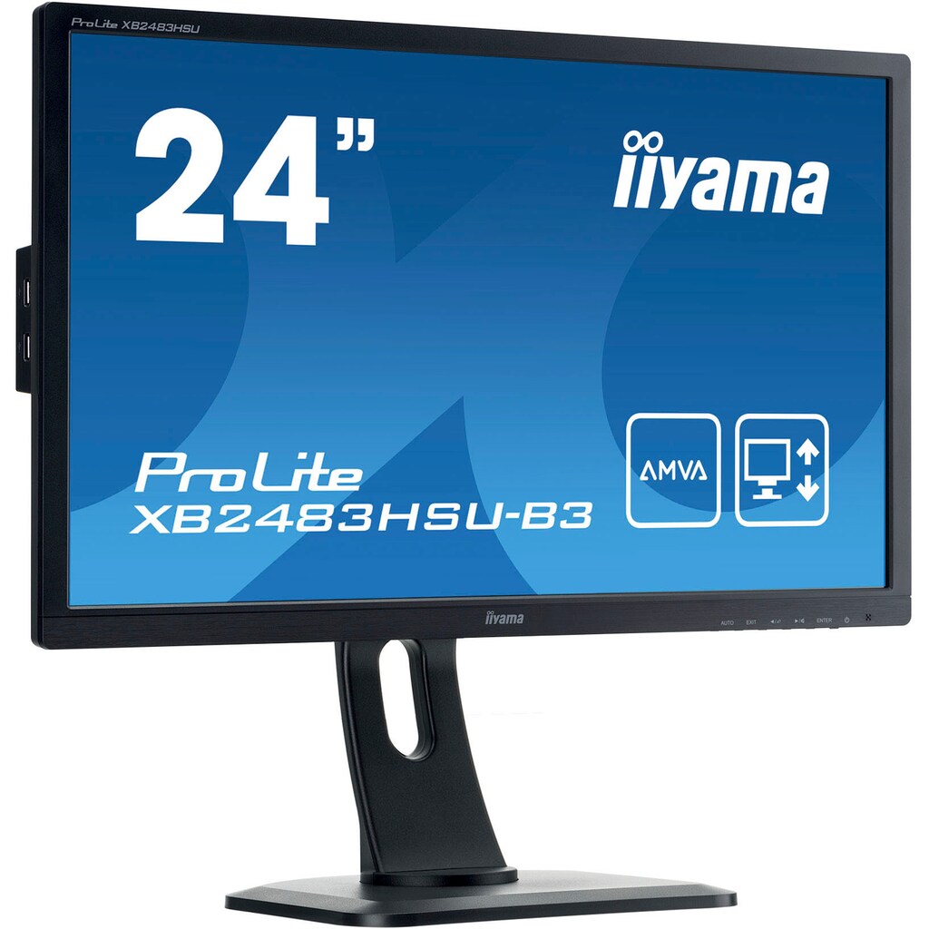 Iiyama LED-Monitor »XB2483HSU-B3«, 60,5 cm/23,8 Zoll, 1920 x 1080 px, Full HD, 4 ms Reaktionszeit, 75 Hz