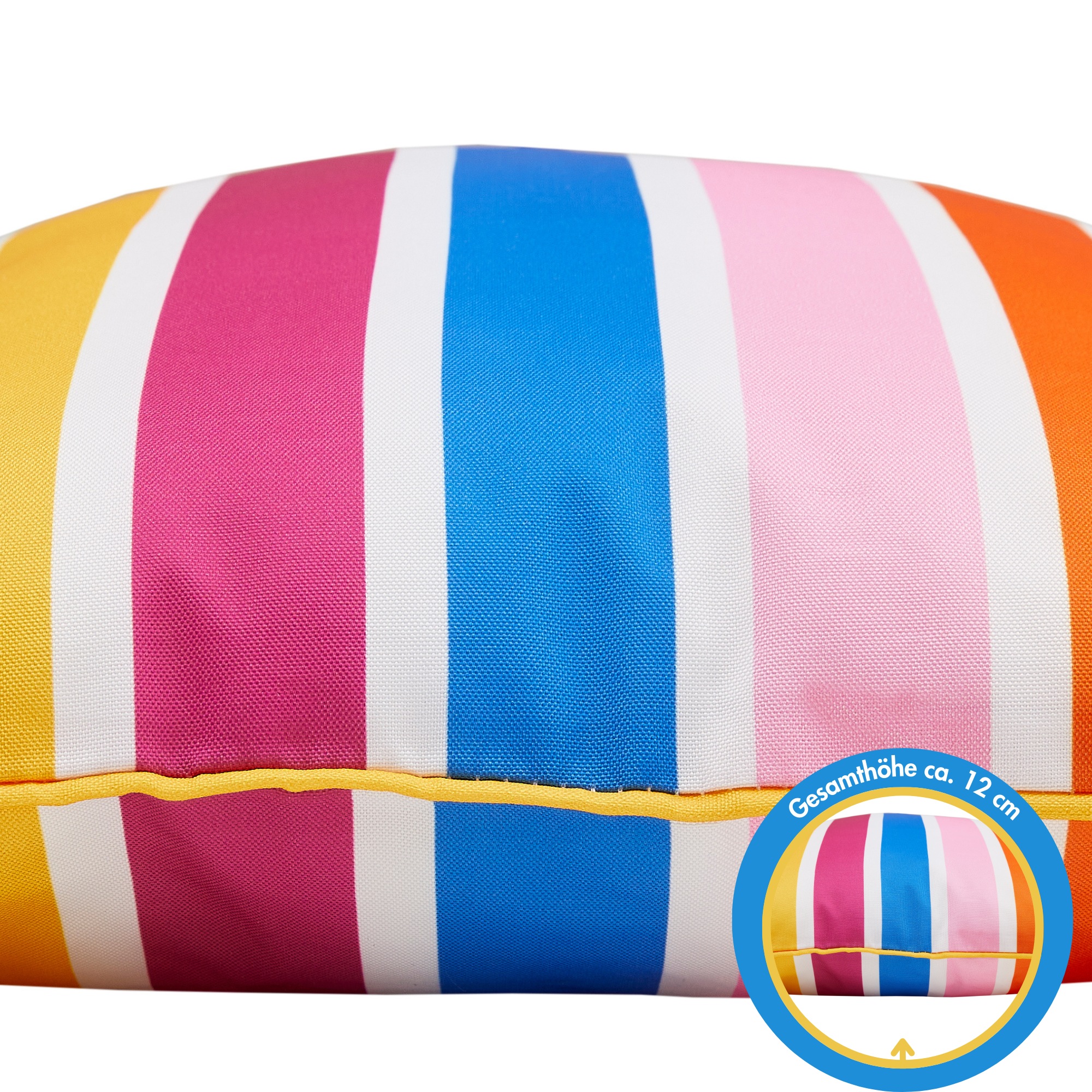 Andiamo Dekokissen »Helia, Kissenhülle mit Füllung« Sofakissen, modernes Design, eckig, 40x40, Outdoor geeignet