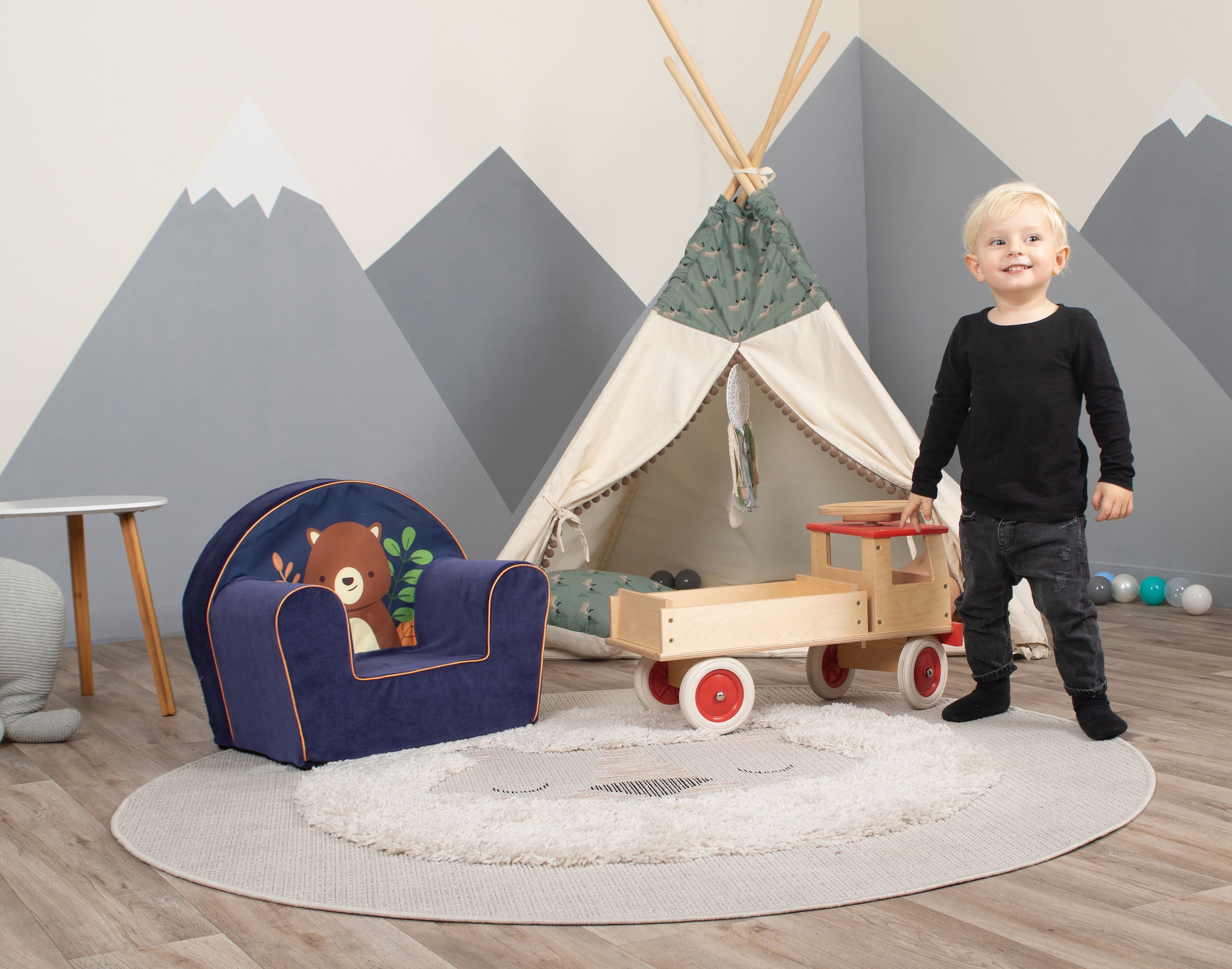 Knorrtoys® Sessel »Happy bear«, für Kinder; Made in Europe bei
