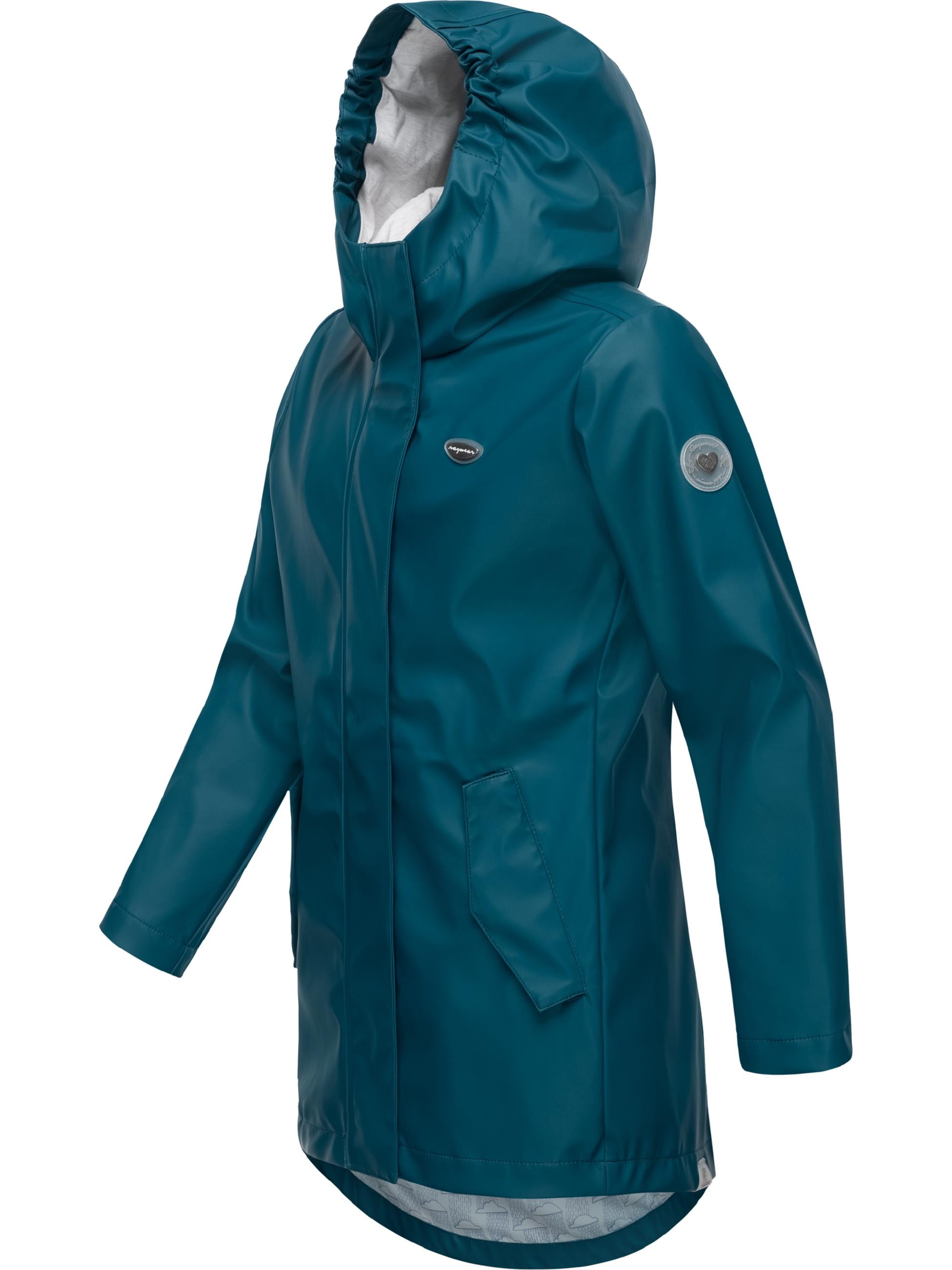 Ragwear Regenjacke »Regenmantel Marjanka II«, mit Kapuze