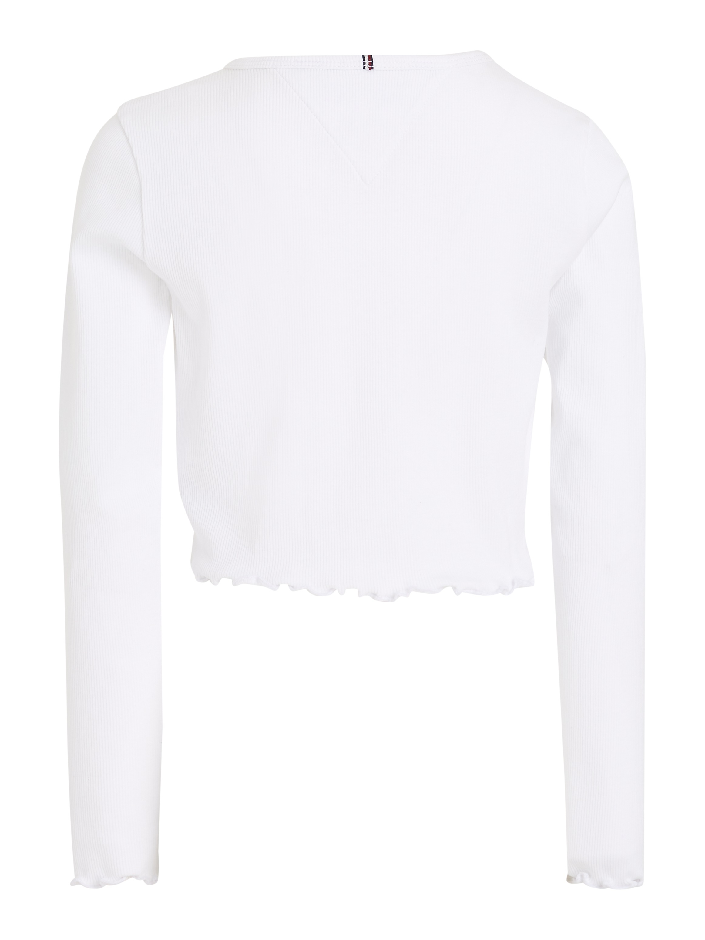 Tommy Hilfiger Langarmshirt »ESSENTIAL RIB TOP L/S«, mit Babylock Saum