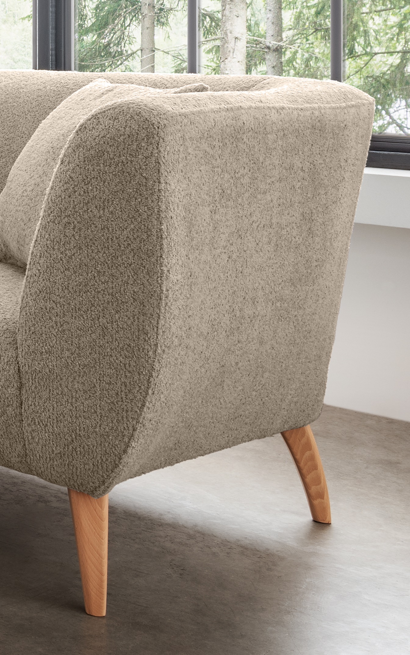 INOSIGN Polstergarnitur »Colori«, (Set, 2 tlg., 3-Sitzer und 2-Sitzer), auch als Loveseat erhältlich