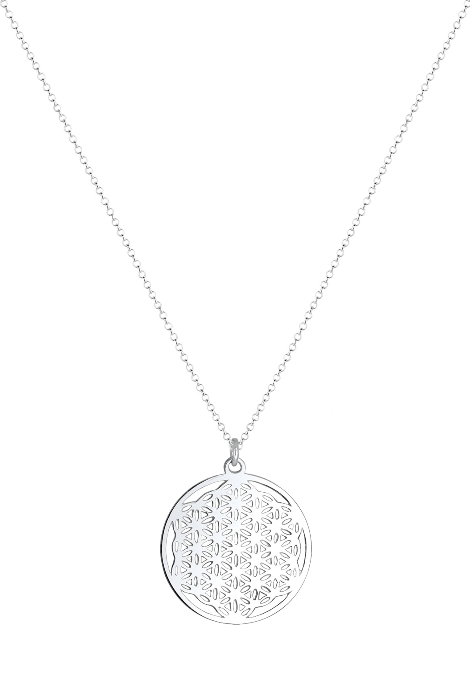 Elli Lange Kette »Halskette Anhänger Ornament 925 Sterling Silber«