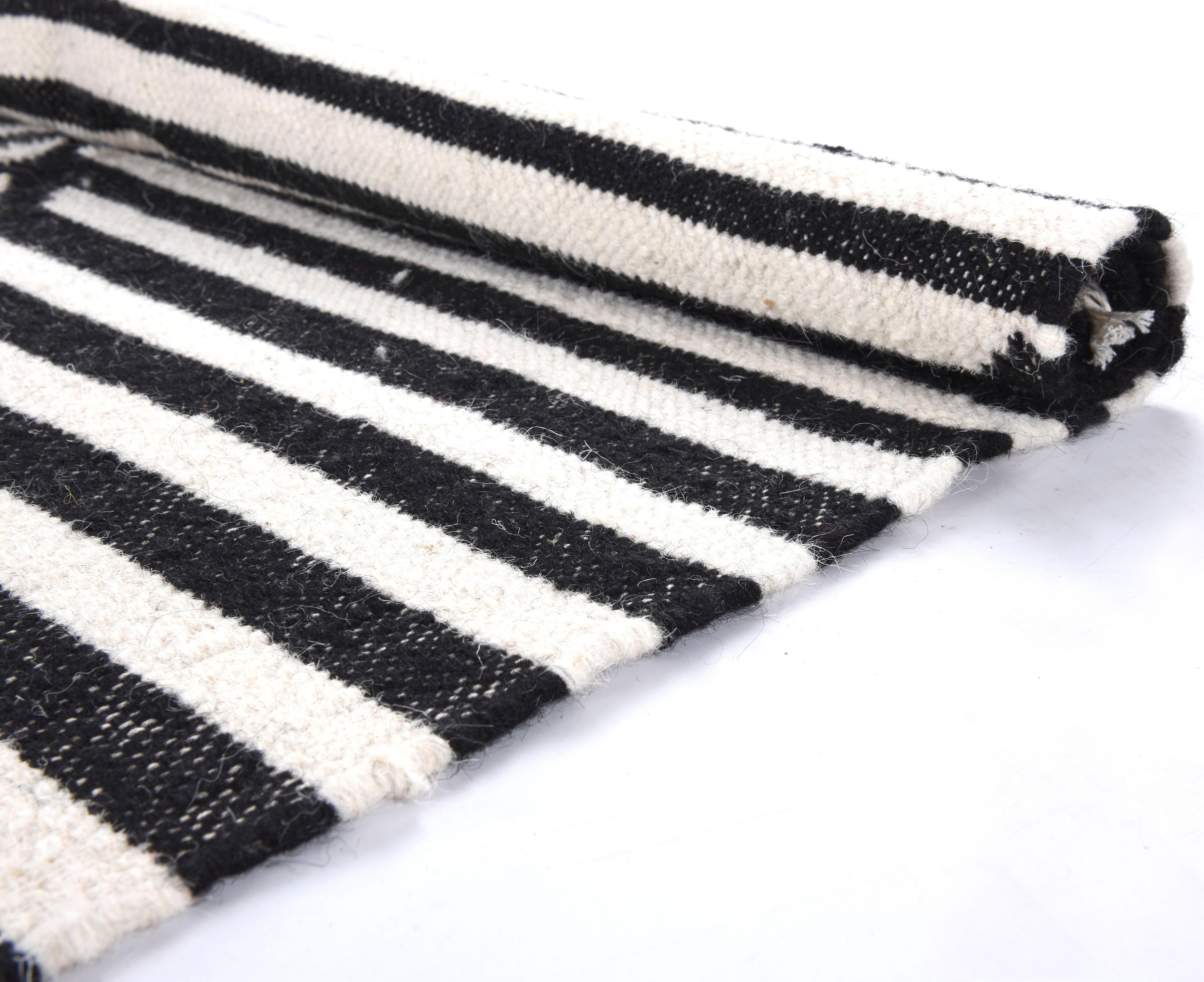 TOM TAILOR HOME Teppich »Criss Cross« rechteckig 5 mm Höhe handgewebt, mit Fransen, Boho-Style