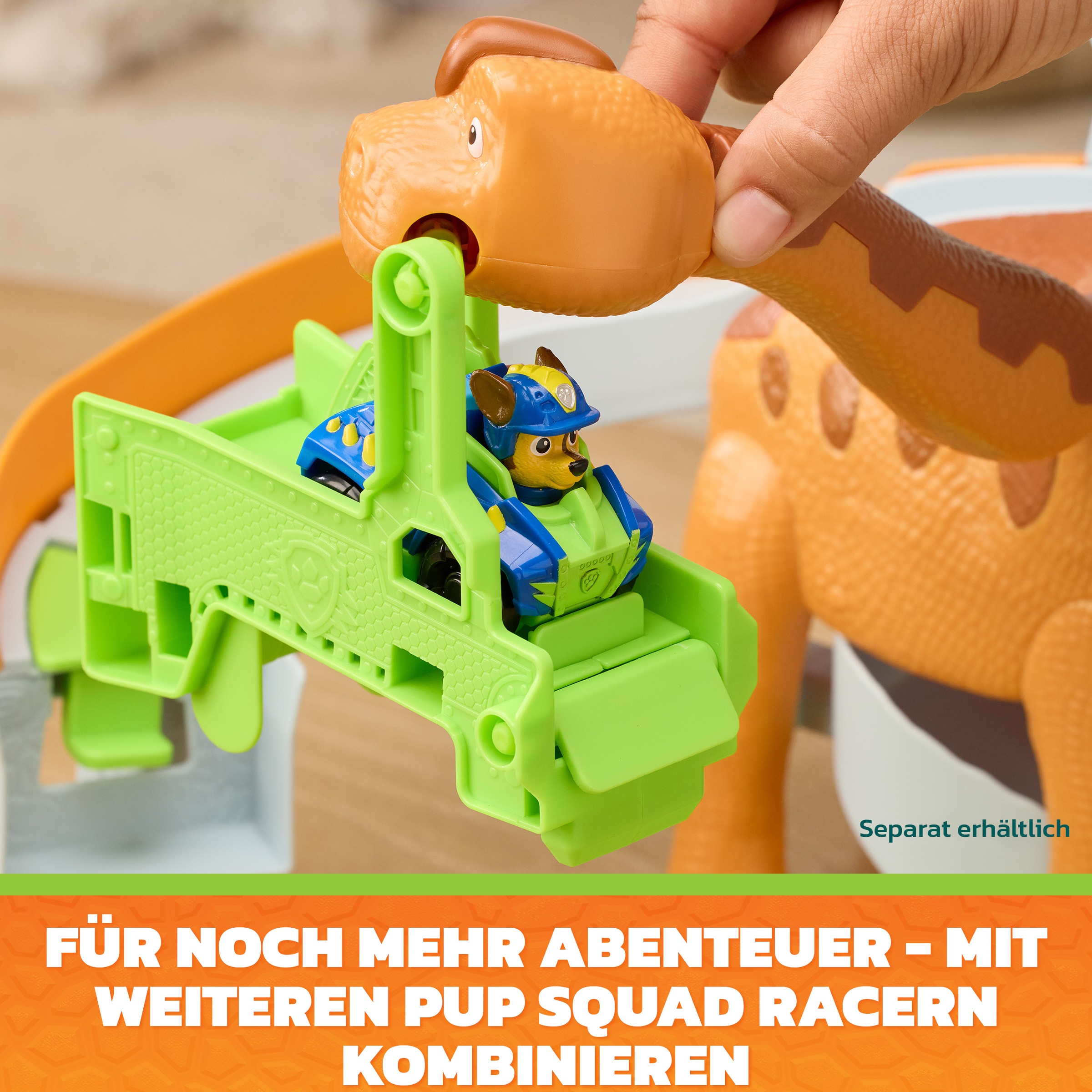 Spin Master Spielwelt »PAW Patrol: Der Dino Film, Pup Squad Lift & Race Dino Spielset«