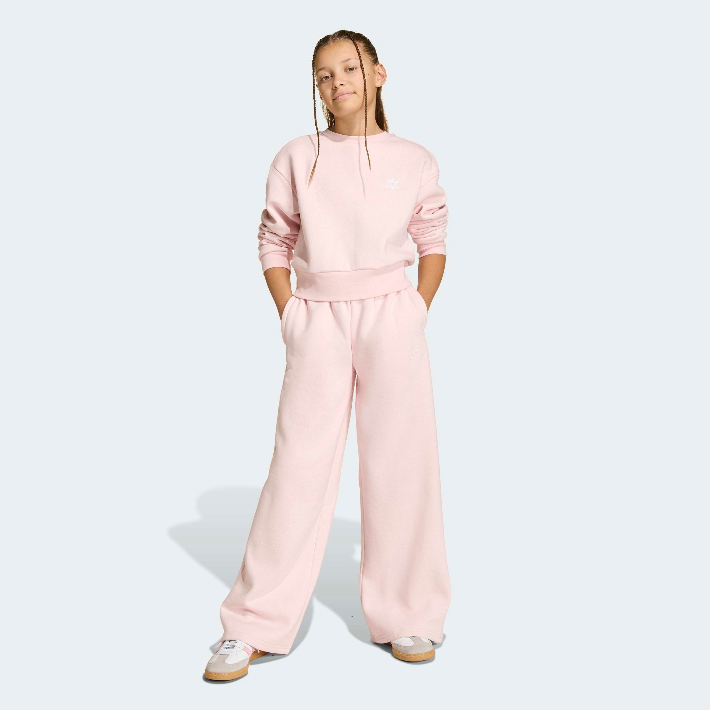 adidas Originals Sporthose »WIDE LEG PANTS«  für Kinder und Teens, lockerer Schnitt, mit Kordelverschluss