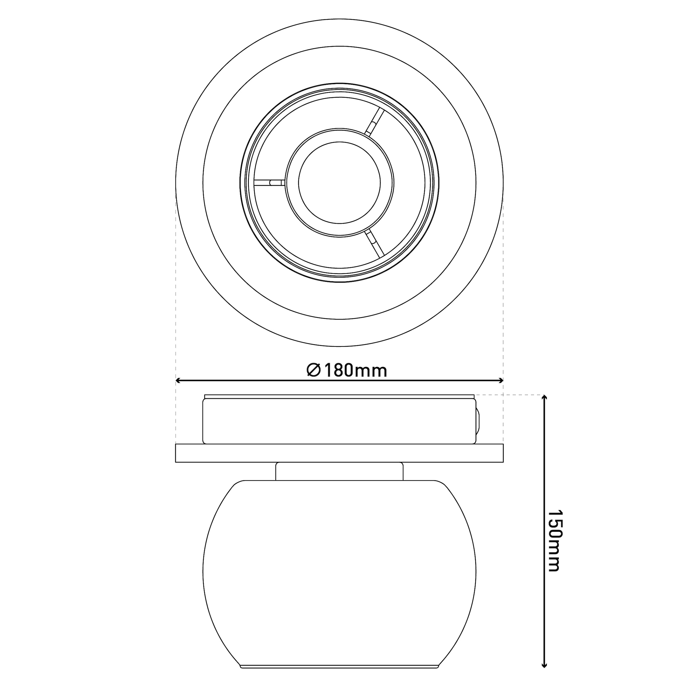 näve Deckenleuchte »Texas« E27 1 Stk. Glasschirm smokey, naturfarbenes Holzdetail, E27 exkl.