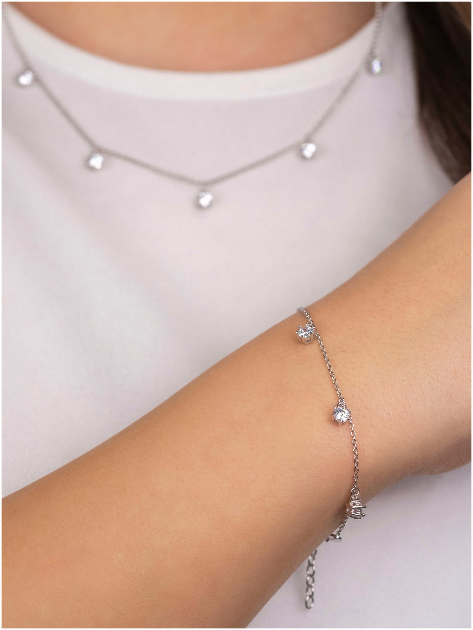 Engelsrufer Armband »Shiny, ERB-SHINY-05-ZI«, Made in Germany - mit Zirkonia (synth.)