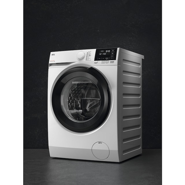 AEG Waschmaschine »LR6FA49FL 914915728«, Serie 6000 mit  ProSense-Technologie, LR6FA49FL 914915728, 9 kg, 1400 U/min, ProSense®  Mengenautomatik​ - spart bis 40% Zeit, Wasser und Energie mit 3 Jahren XXL  Garantie