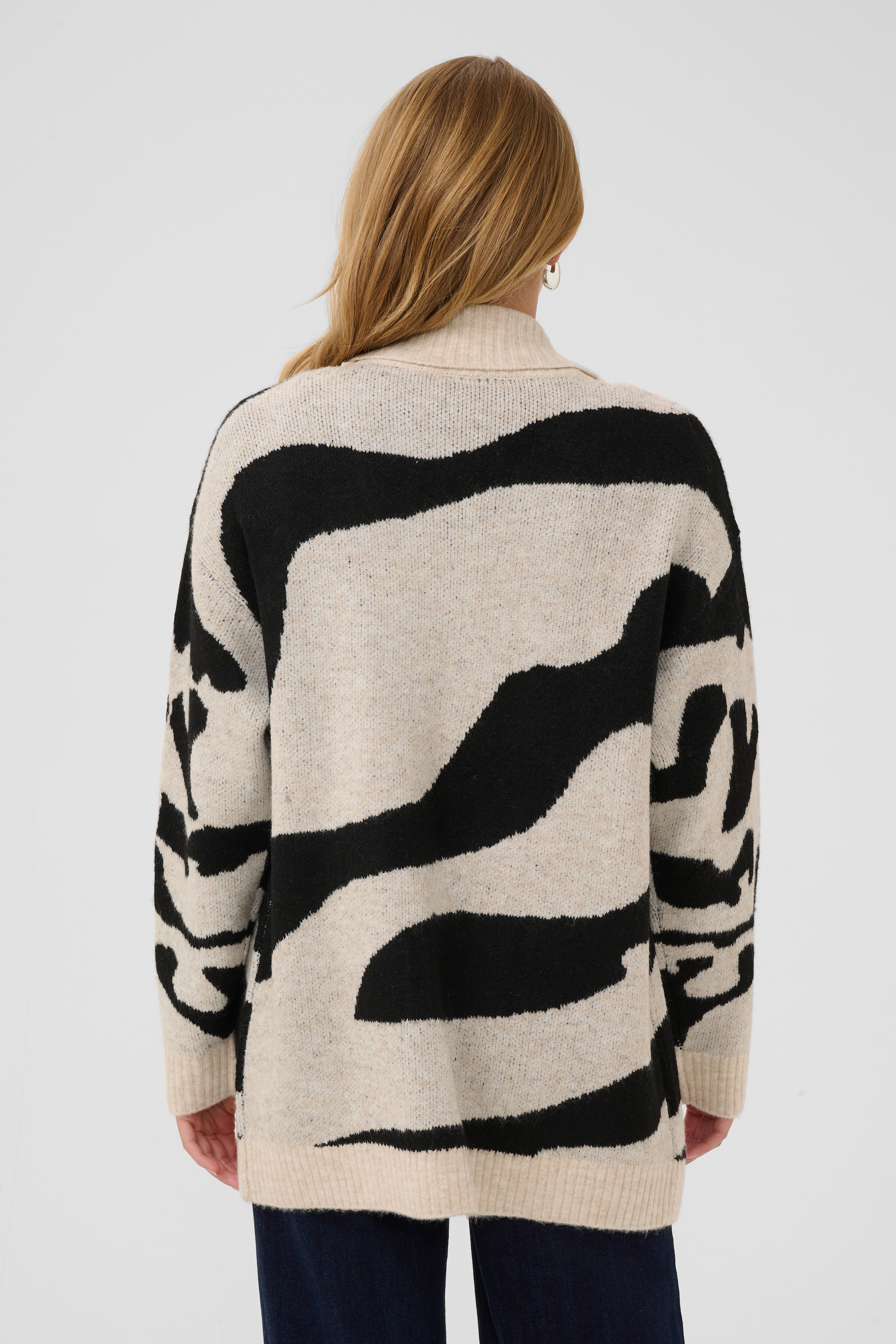 Saint Tropez Strickjacke »MallieSZ Open Cardigan« Materialmix, Loose fit