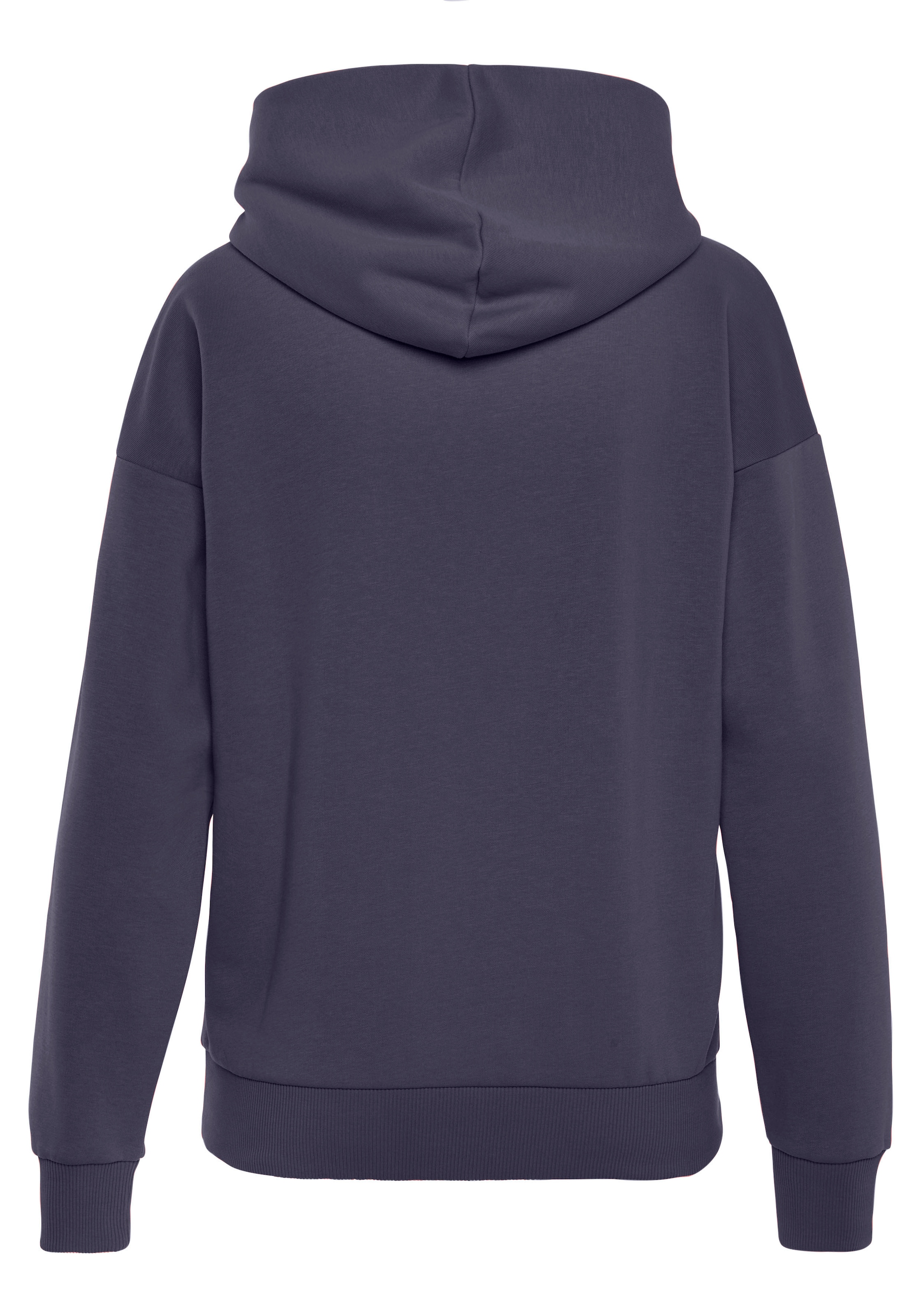 LASCANA ACTIVE Kapuzensweatshirt, Performance Hoodie mit runder Logostickerei und weichen Rippbündchen