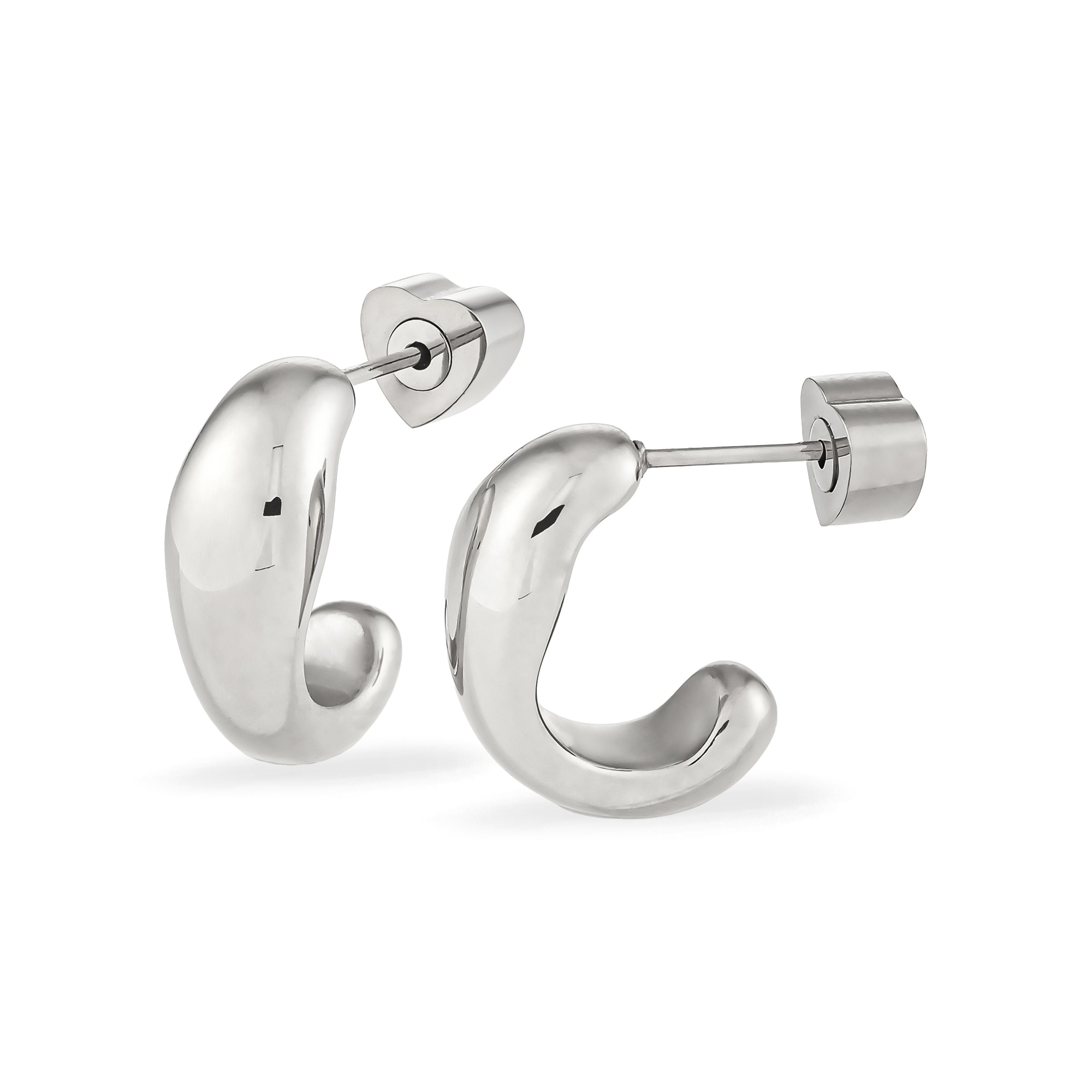 Copenhagen Studios Paar Creolen »Schmuck Geschenk Edelstahl Ohrring Organics«