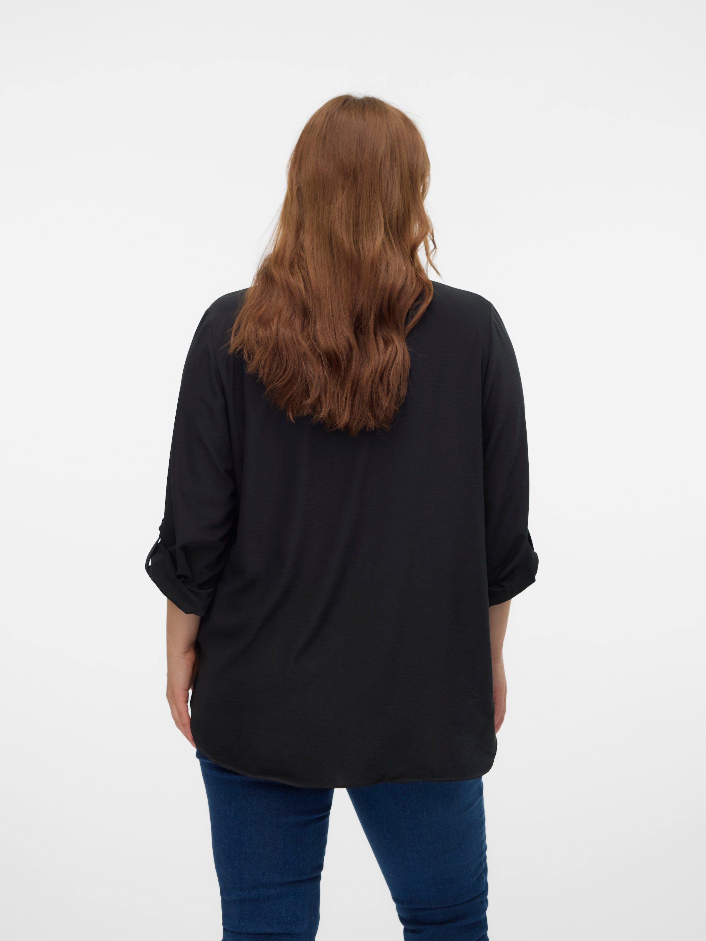 Vero Moda Curve Blusenshirt »VMCANI LS TOP WVN GA NOOS CUR«