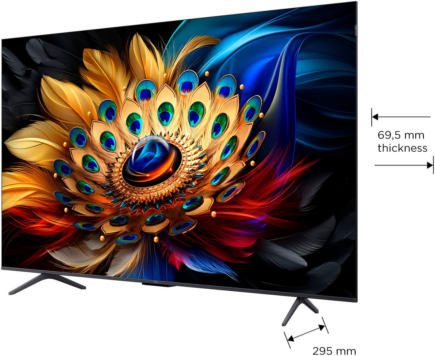 TCL QLED-Fernseher »65C61BX1«, 4K Ultra HD, Smart-TV-Google TV-Android TV