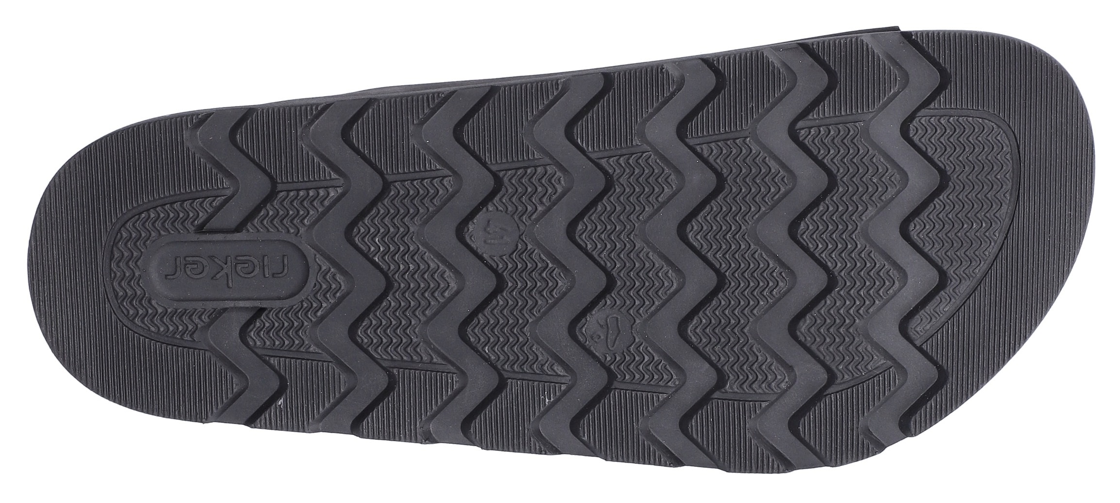 Rieker Pantolette  Sommerschuh, Strandschuh, Hausschuh mit bequemem Fußbett