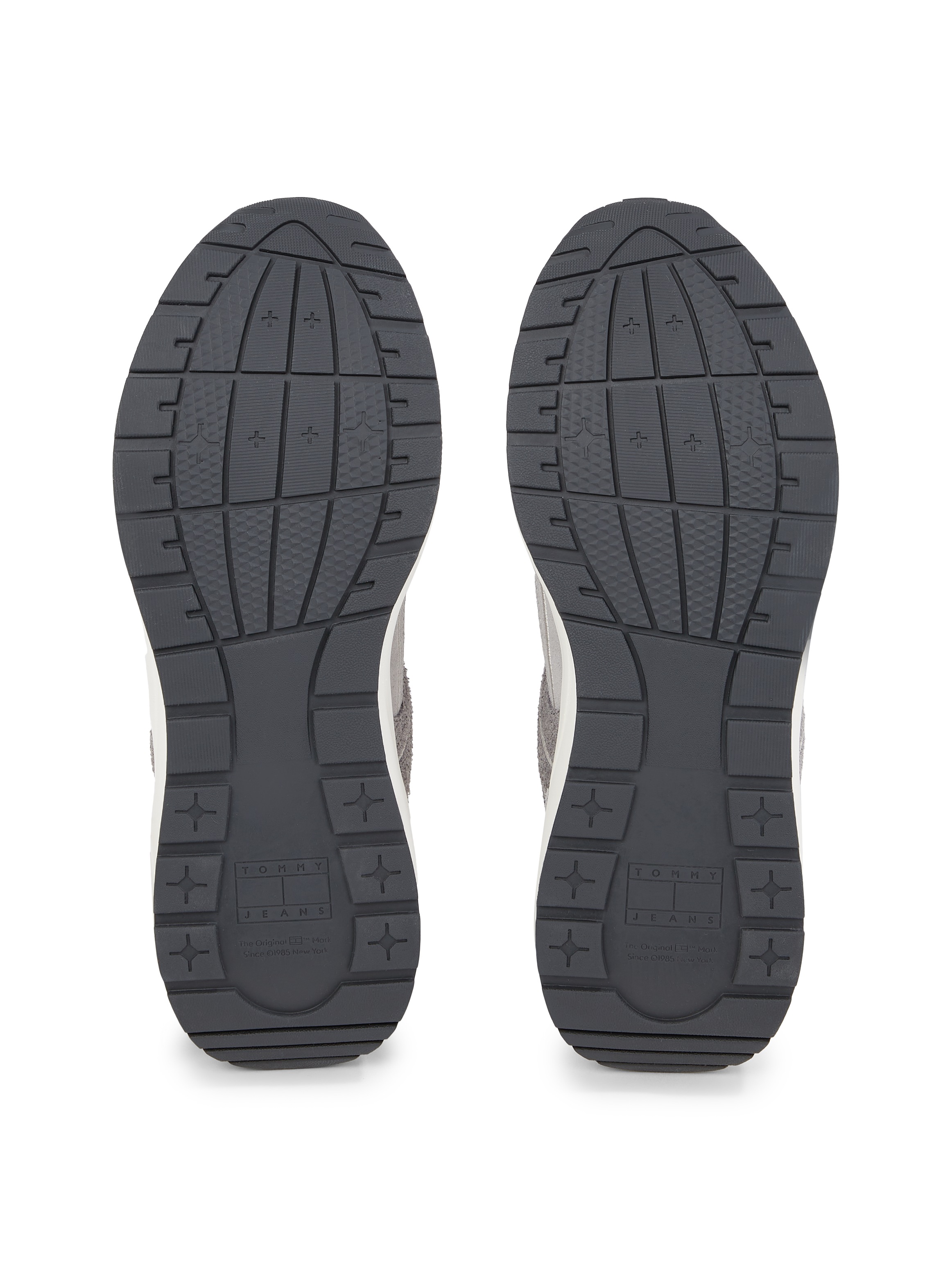 Tommy Jeans Keilsneaker »TJM RUNNER MIX MATERIAL«, Keilabsatz, Freizeitschuh, Halbschuh, Schnürschuh mit Logoflagge