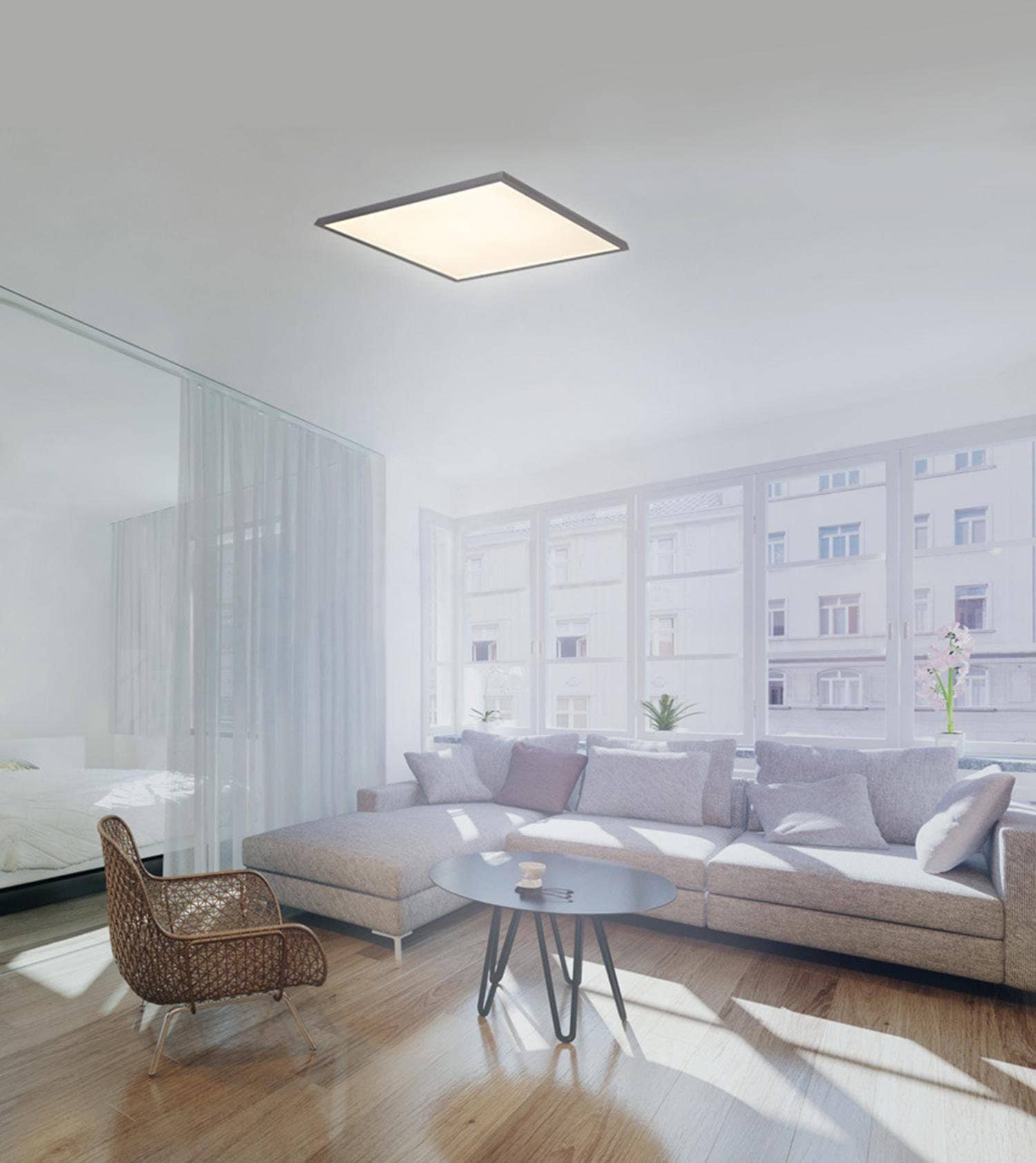 näve LED Deckenleuchte »ALEGRE« LED-Board 1 Stk. Warmweiß LED Deckenlampe