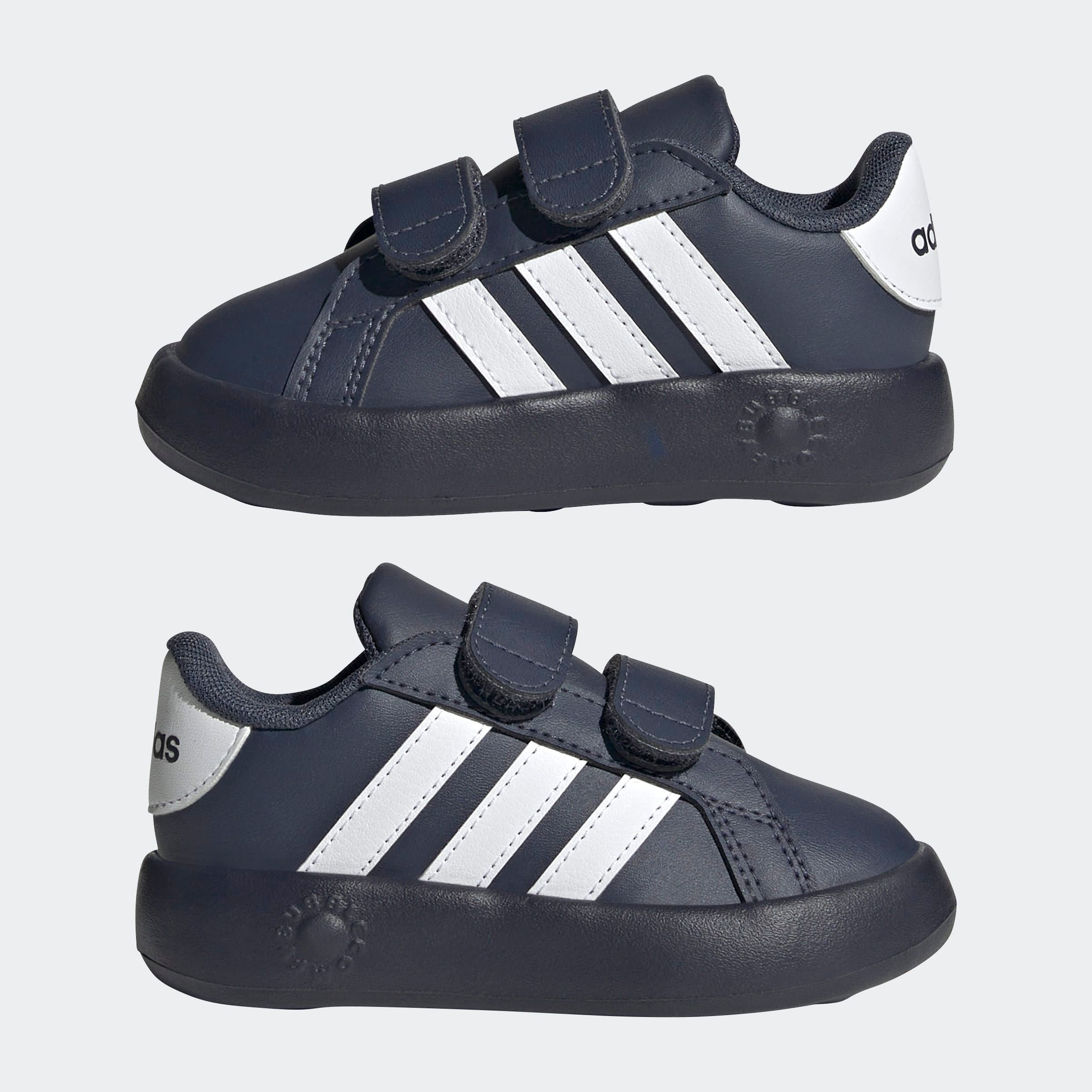 adidas Sportswear Klettschuh »GRAND COURT 2.0 KIDS«, Design auf den Spuren des adidas Superstar, für Kinder