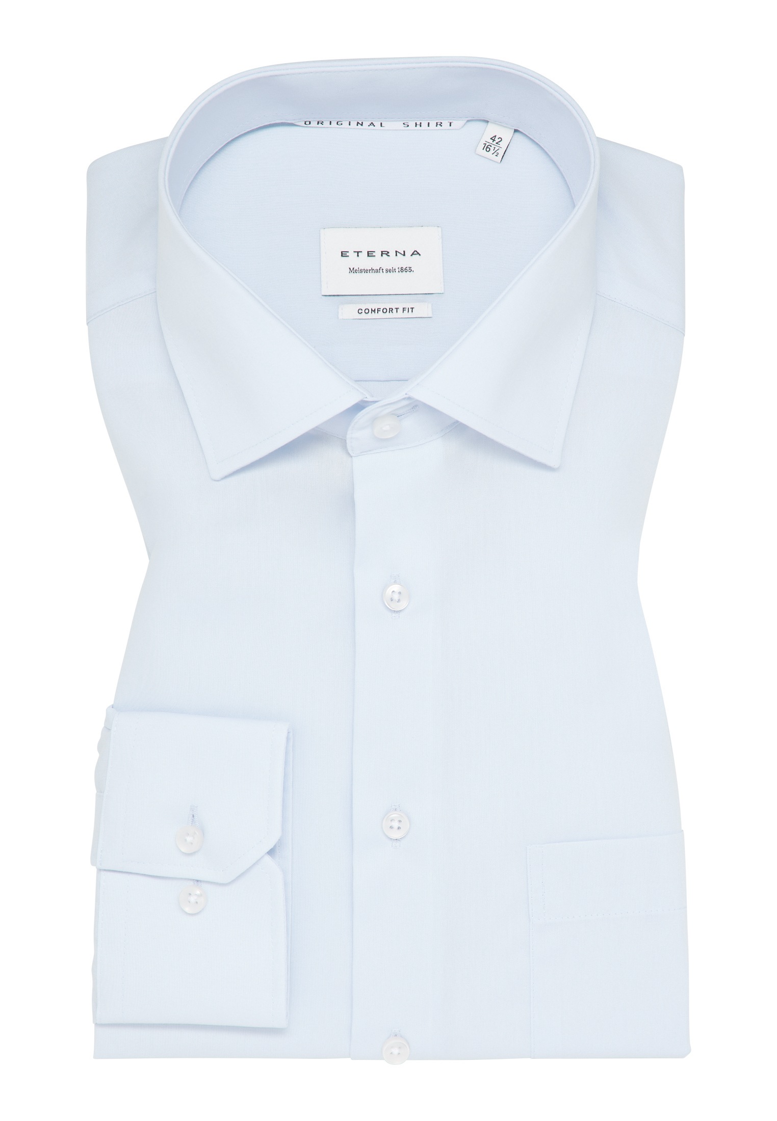 Eterna Langarmhemd »COMFORT FIT«, NON IRON (bügelfrei)