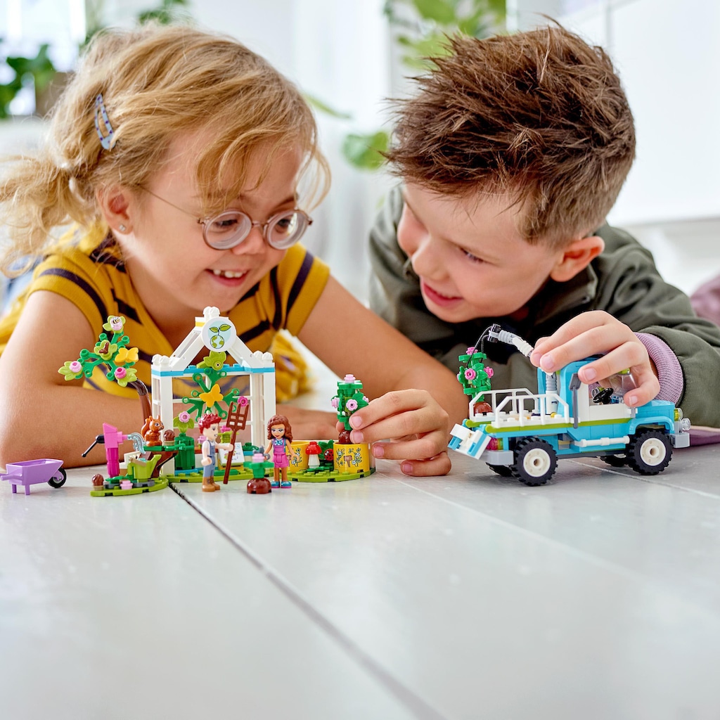 LEGO® Konstruktionsspielsteine »Baumpflanzungsfahrzeug (41707), LEGO® Friends«, (336 St.)