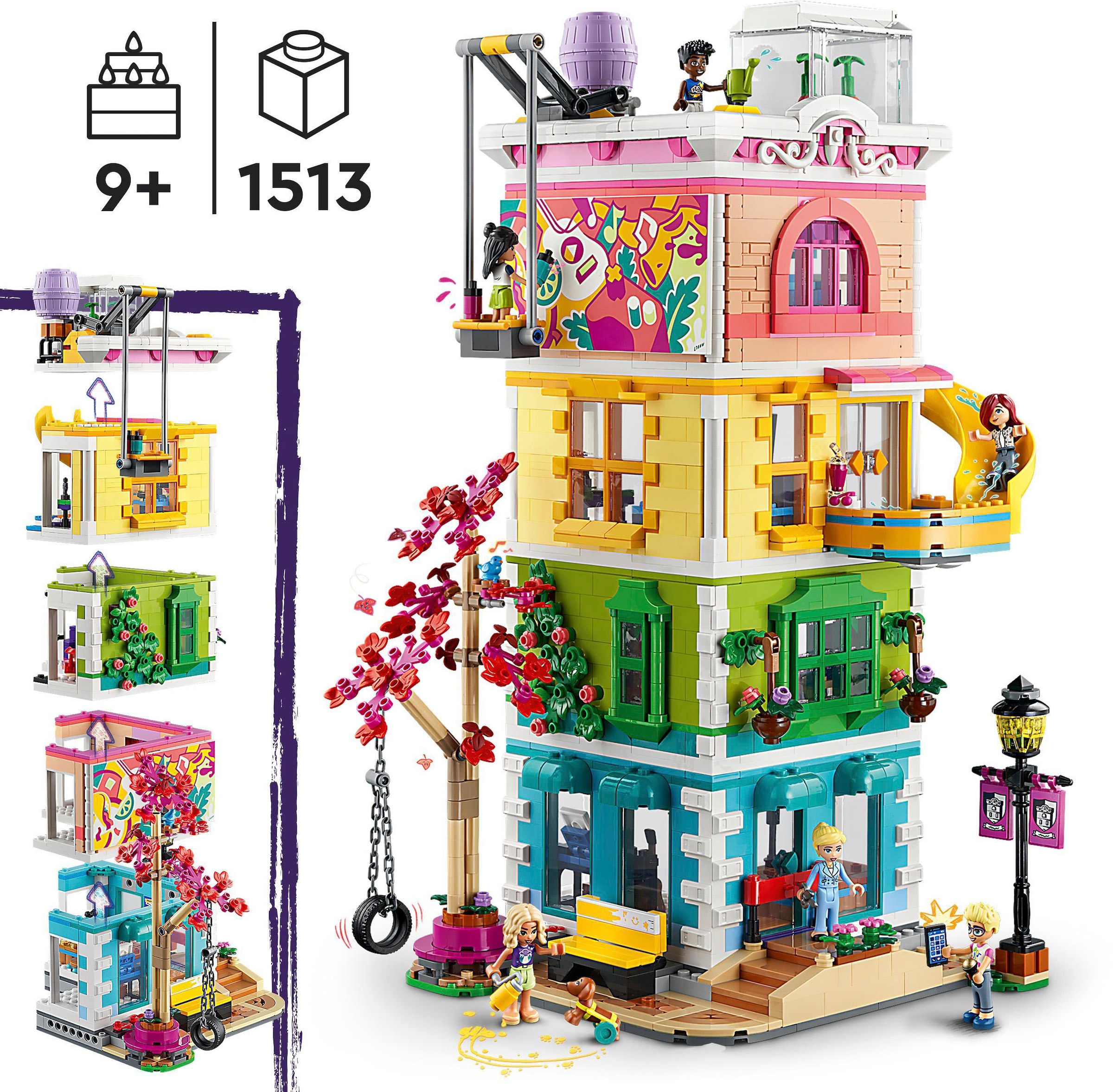 LEGO® Konstruktionsspielsteine »Heartlake City Gemeinschaftszentrum (41748), LEGO® Friends«, (1513 St.), Made in Europe
