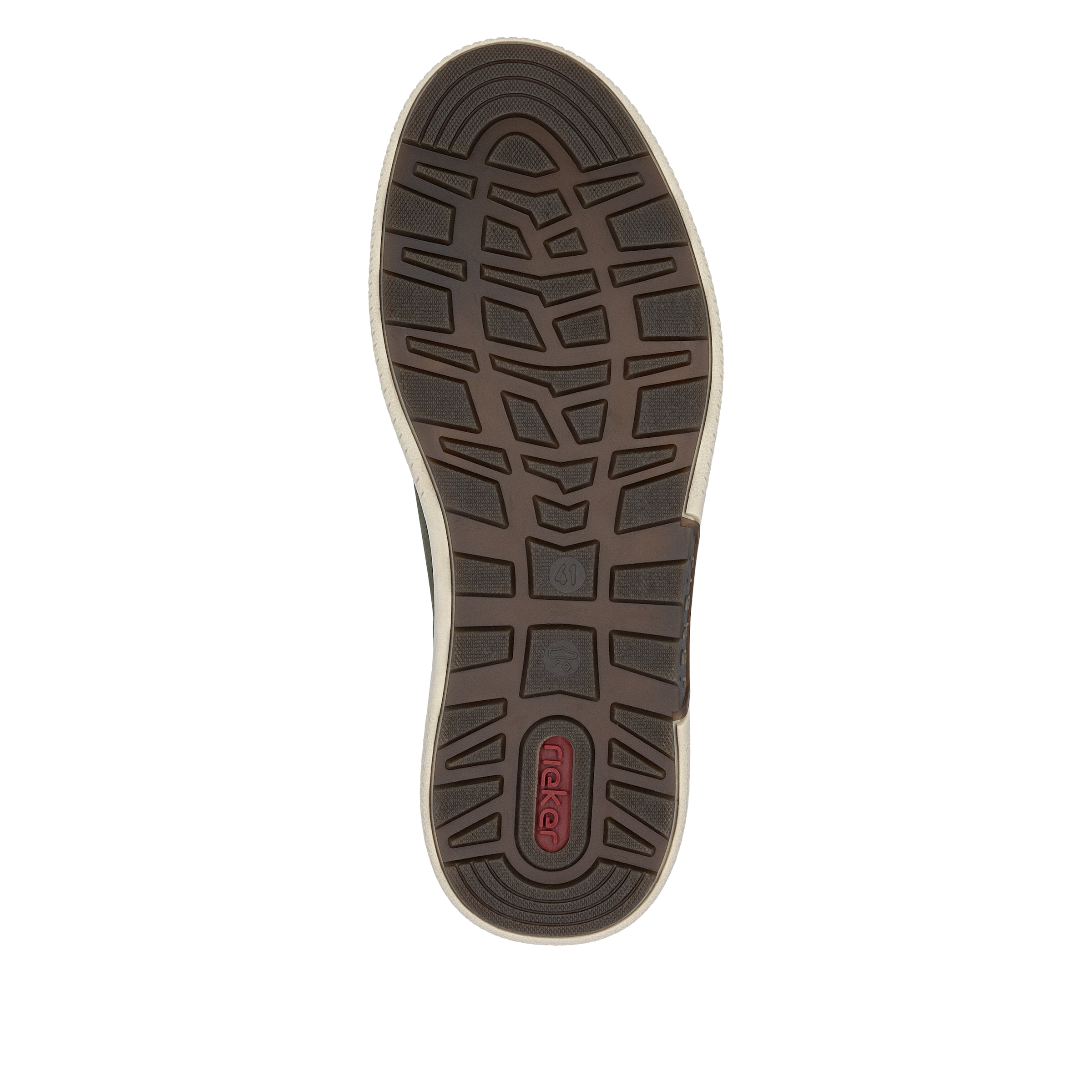 Rieker Sneaker  Halbschuh, Schnürschuh, Casual Sneaker mit weichem Schaftrand, TEX