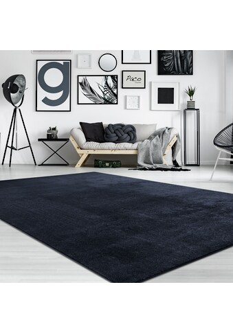 Paco Home Teppich »Cadiz 630«, rechteckig, 18 mm Höhe, Uni-Farben, besonders weich,... kaufen