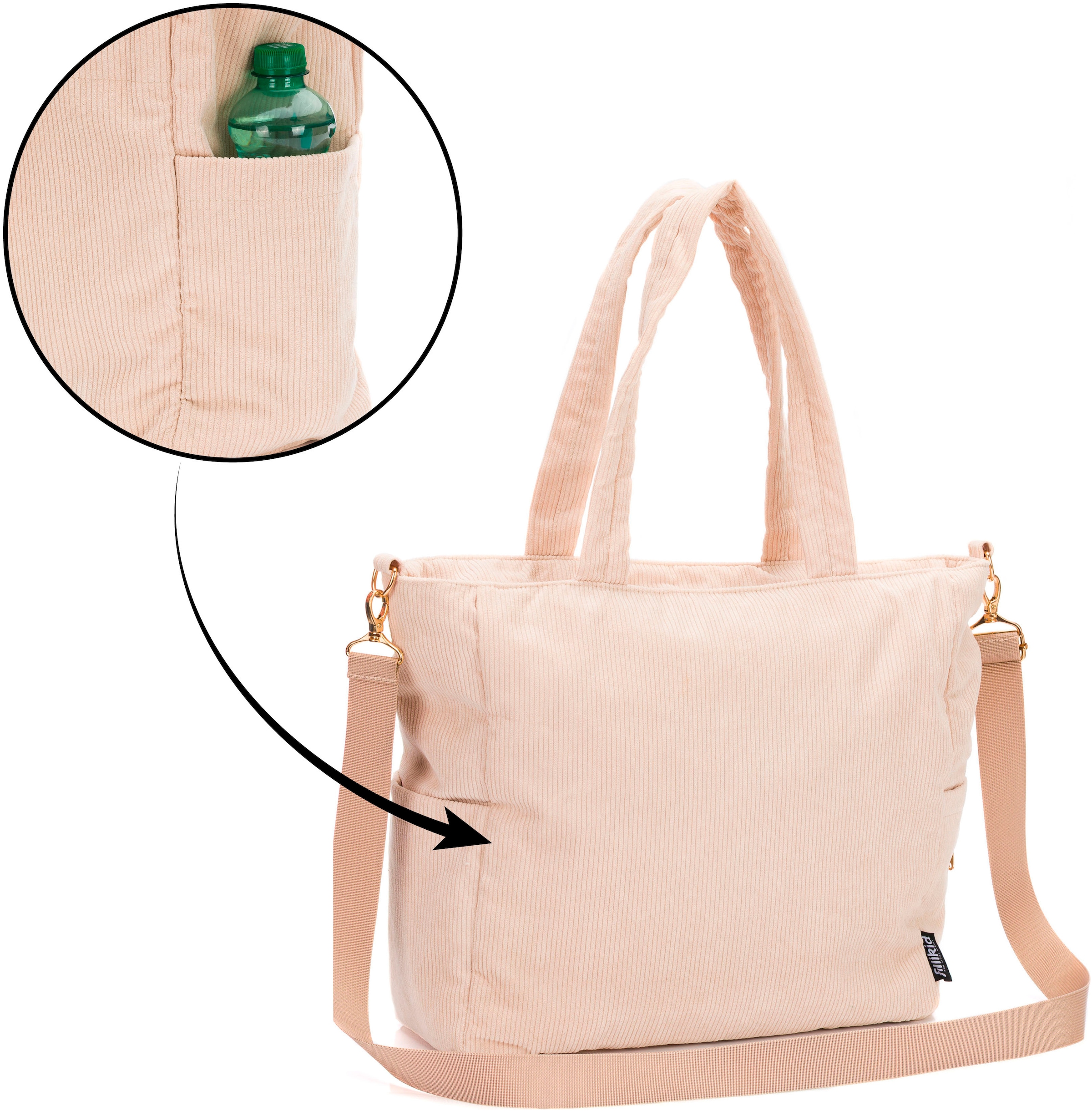 Fillikid Wickeltasche »Cord«, inklusive Thermotasche
