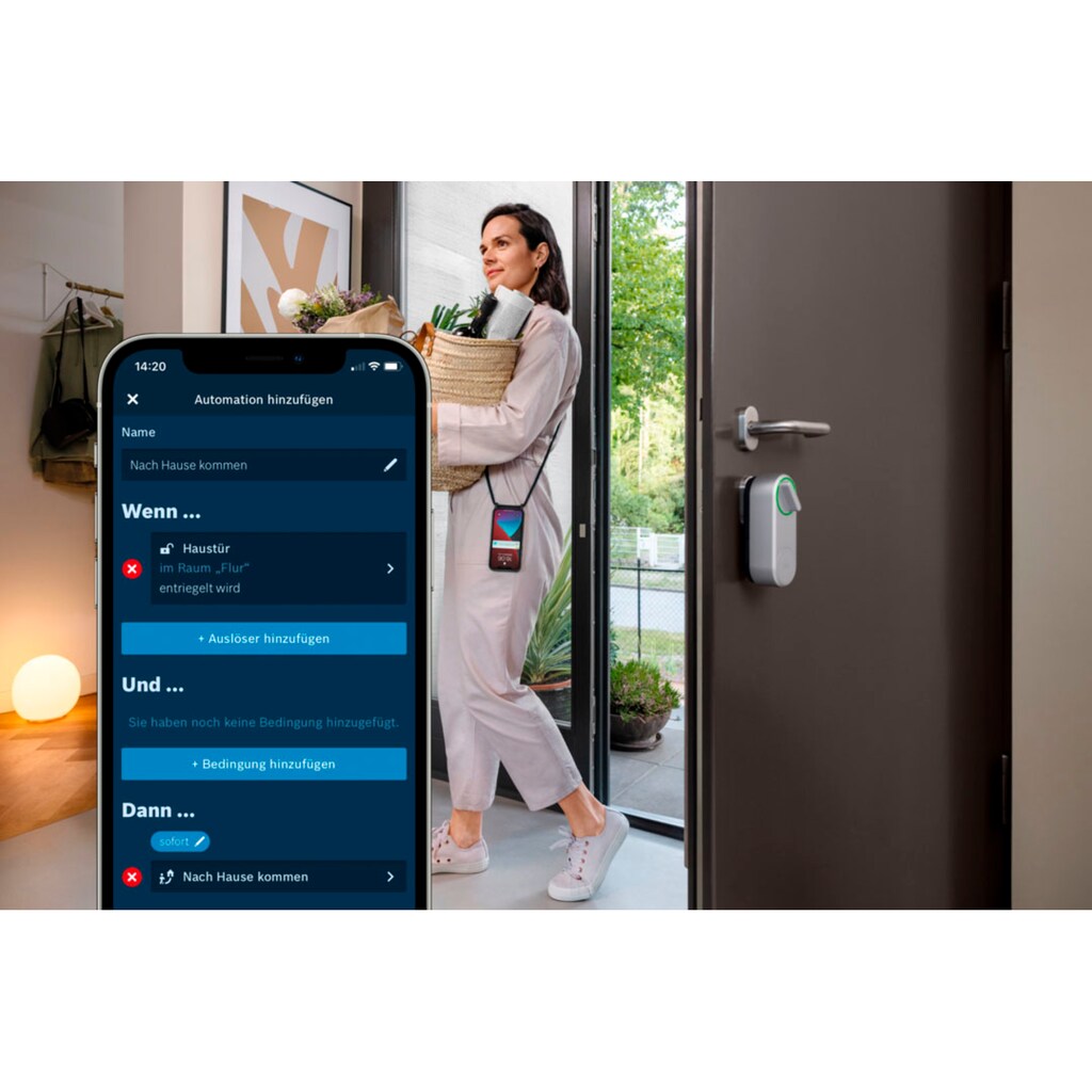 BOSCH Türschlossantrieb »Smart Home Yale Linus® Smart Lock inkl. WiFi Bridge«