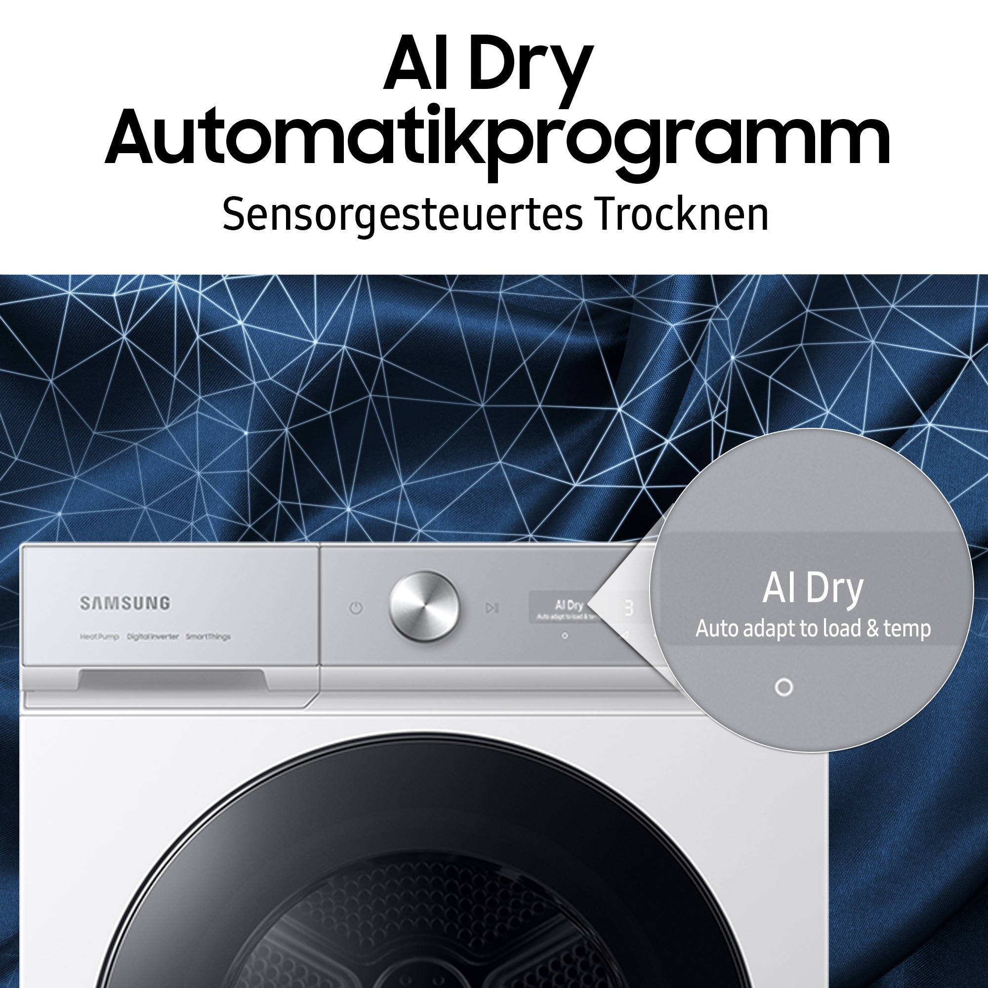 Samsung Wärmepumpentrockner »DV90BB9445GB«, 9 kg
