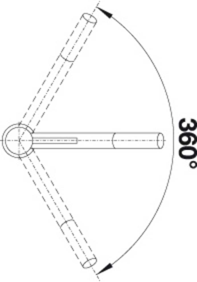 Blanco Küchenarmatur »KANO« Rohrauslauf