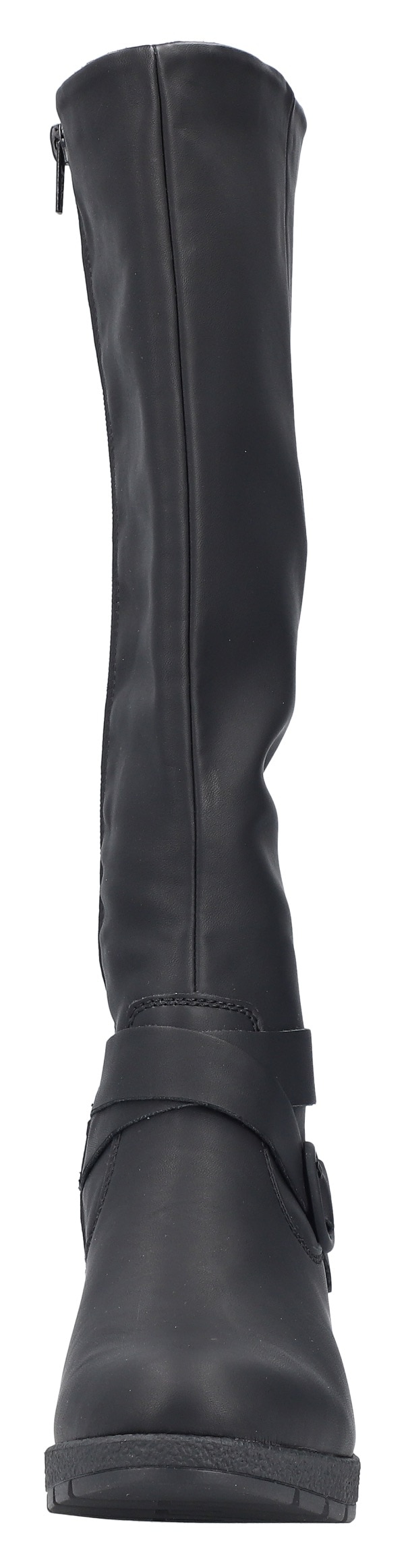 Rieker Stiefel  Langschaftstiefel, Blockabsatz,mit Reißverschluss hinten-schmale Form