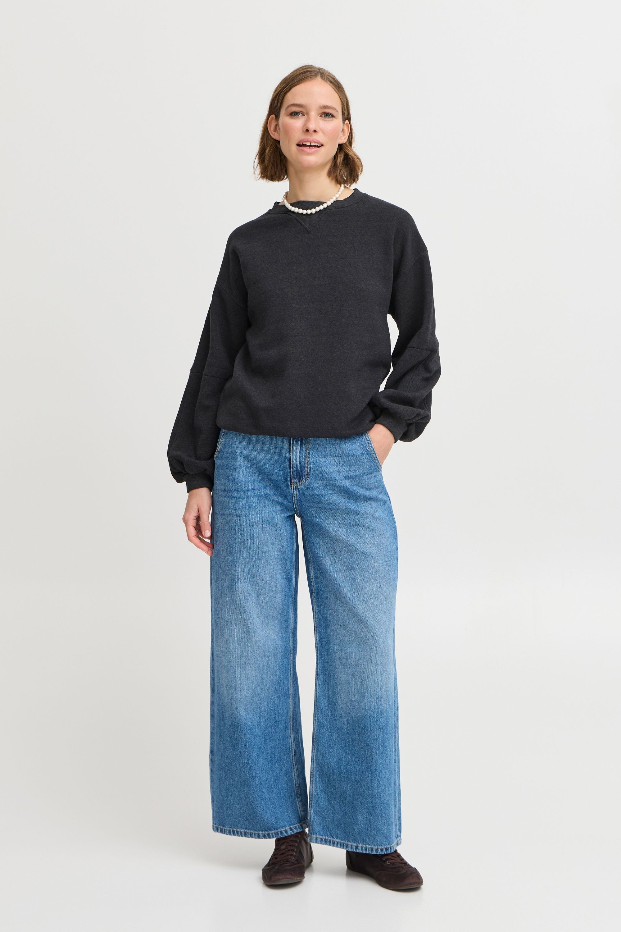 b.young Rundhalspullover »Rundhalspullover BYSTANA SWEAT -«